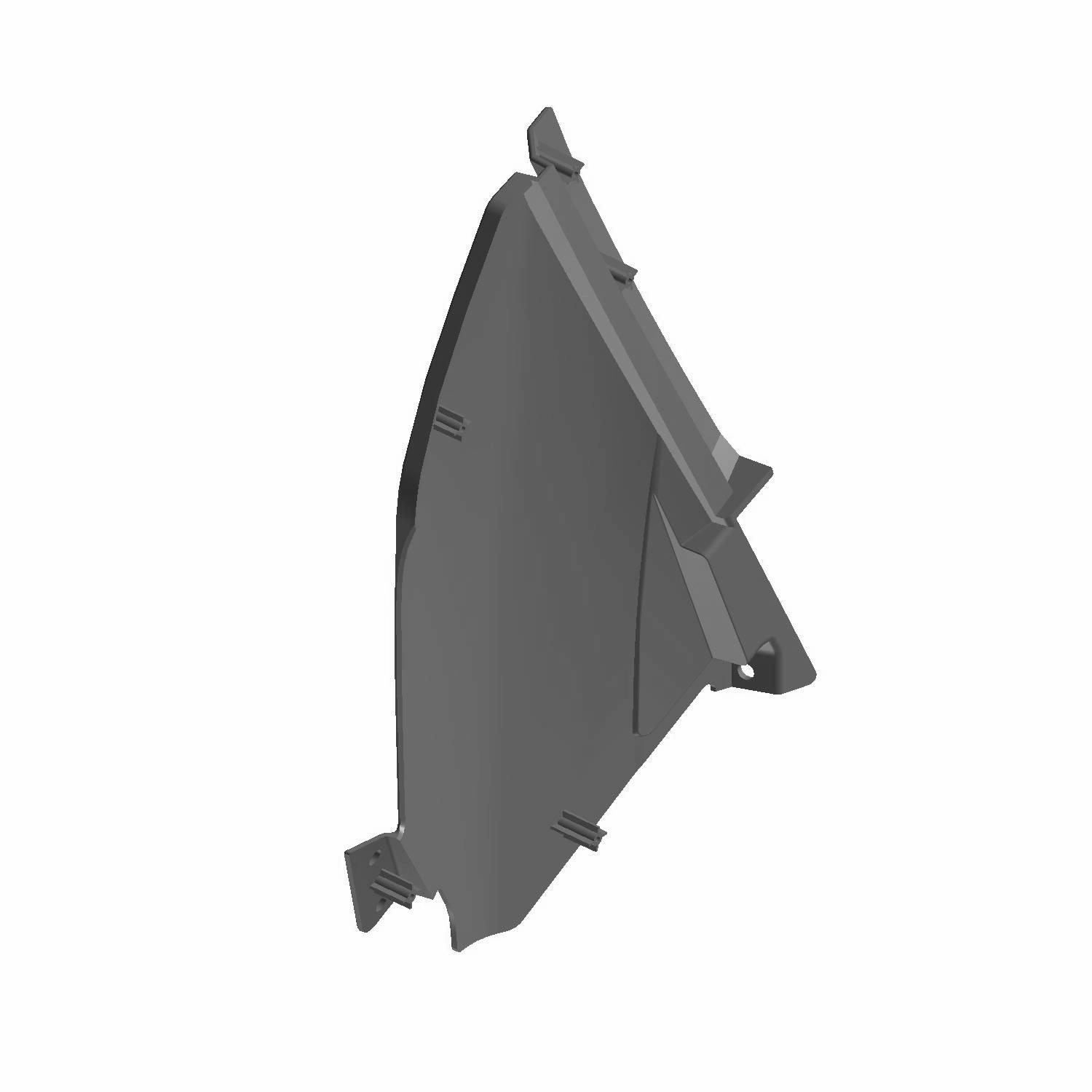 SHIELD-EXHAUST COVER BLK
