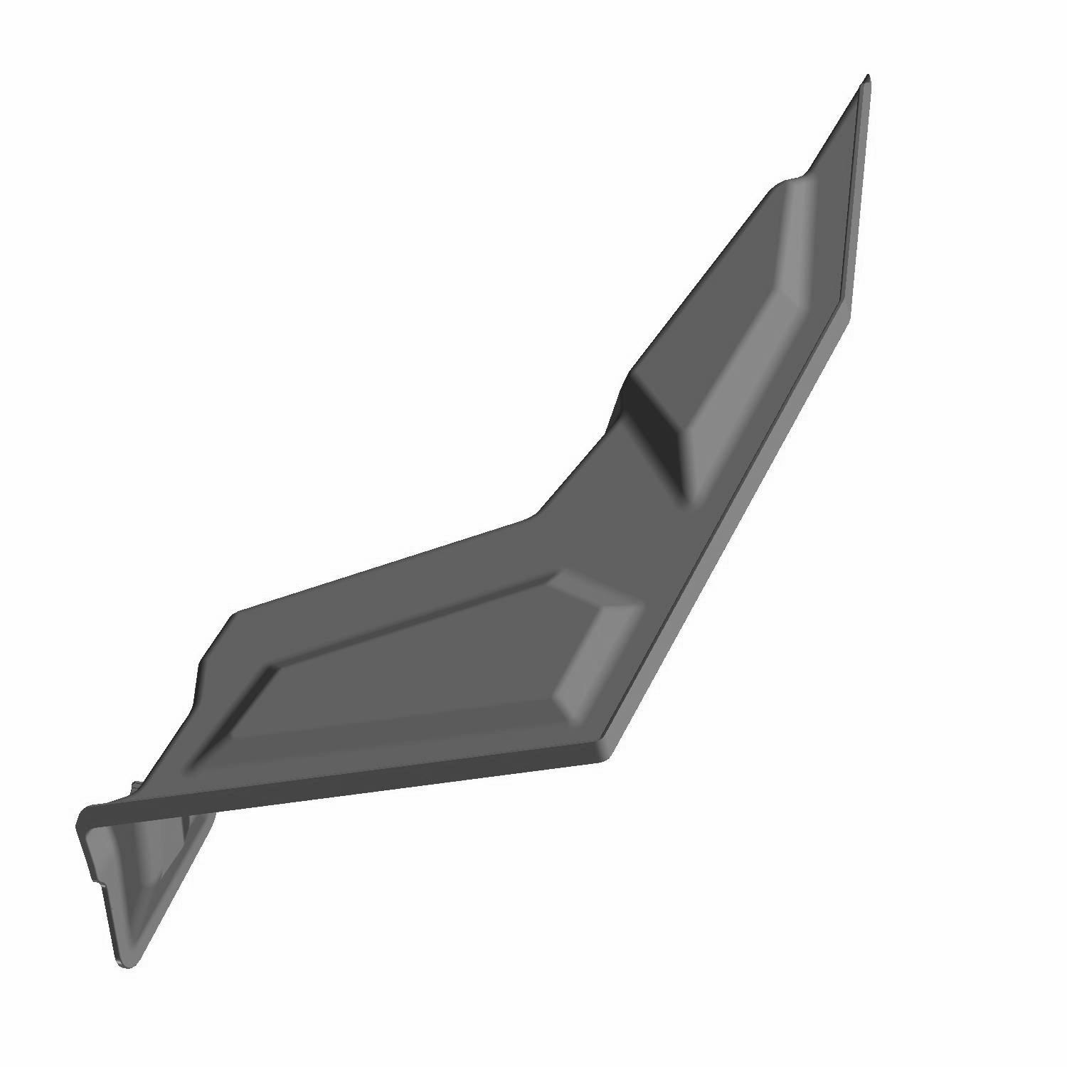 FENDER-FLARE REAR RH BLK