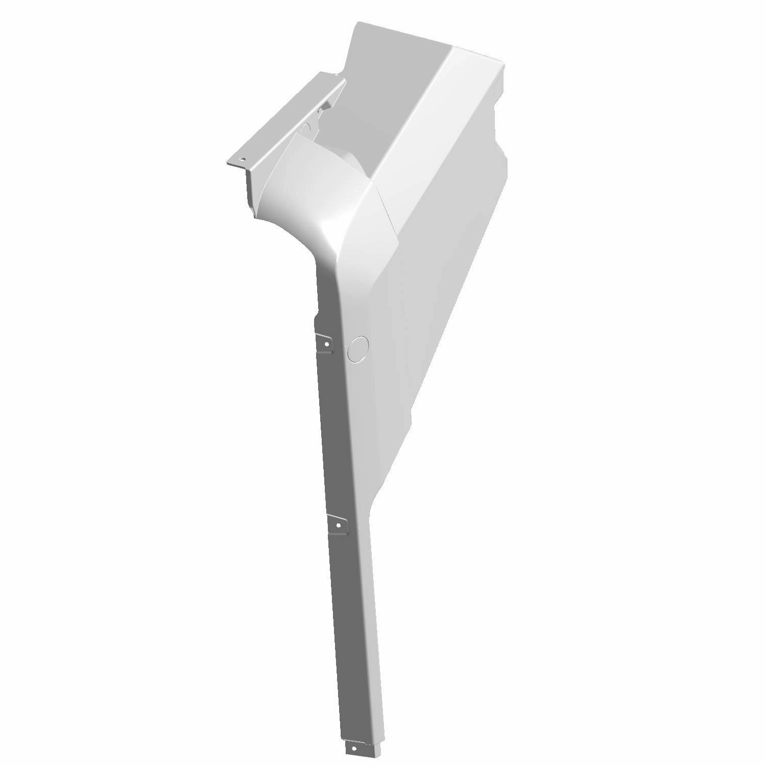 FENDER-LOWER ROCKER RH BLK