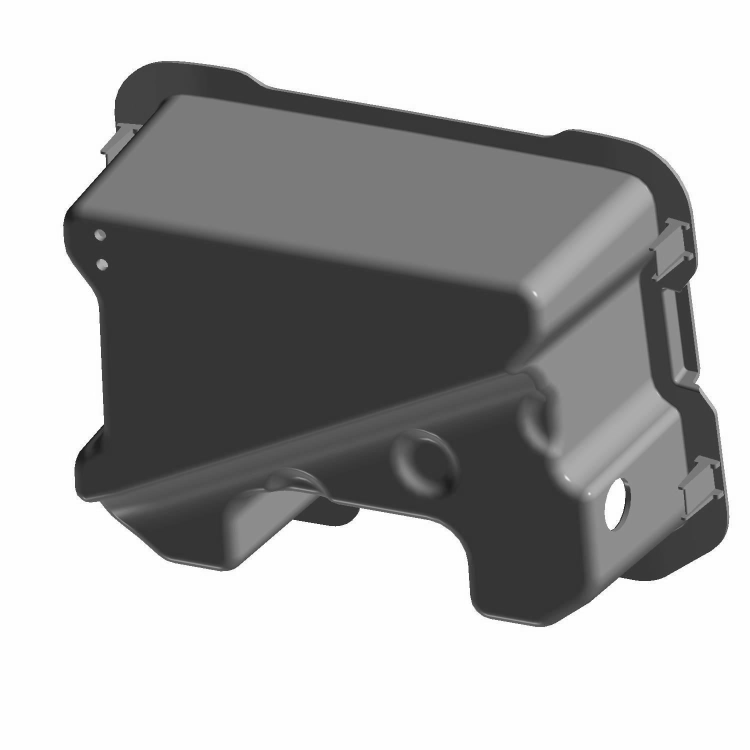 STORAGE-DASH FRONT CENTER BLK