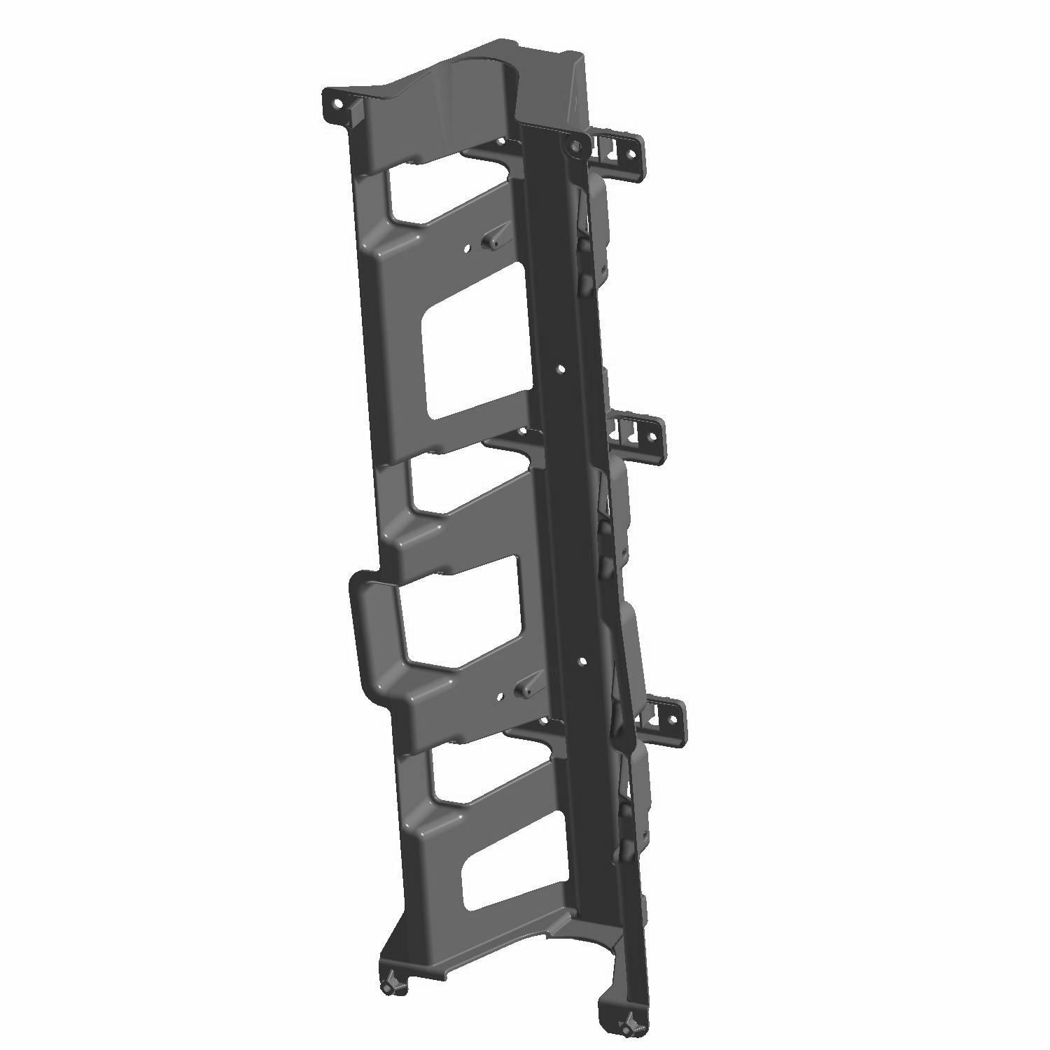 TRAY-ROUTING FRONT BLK MP