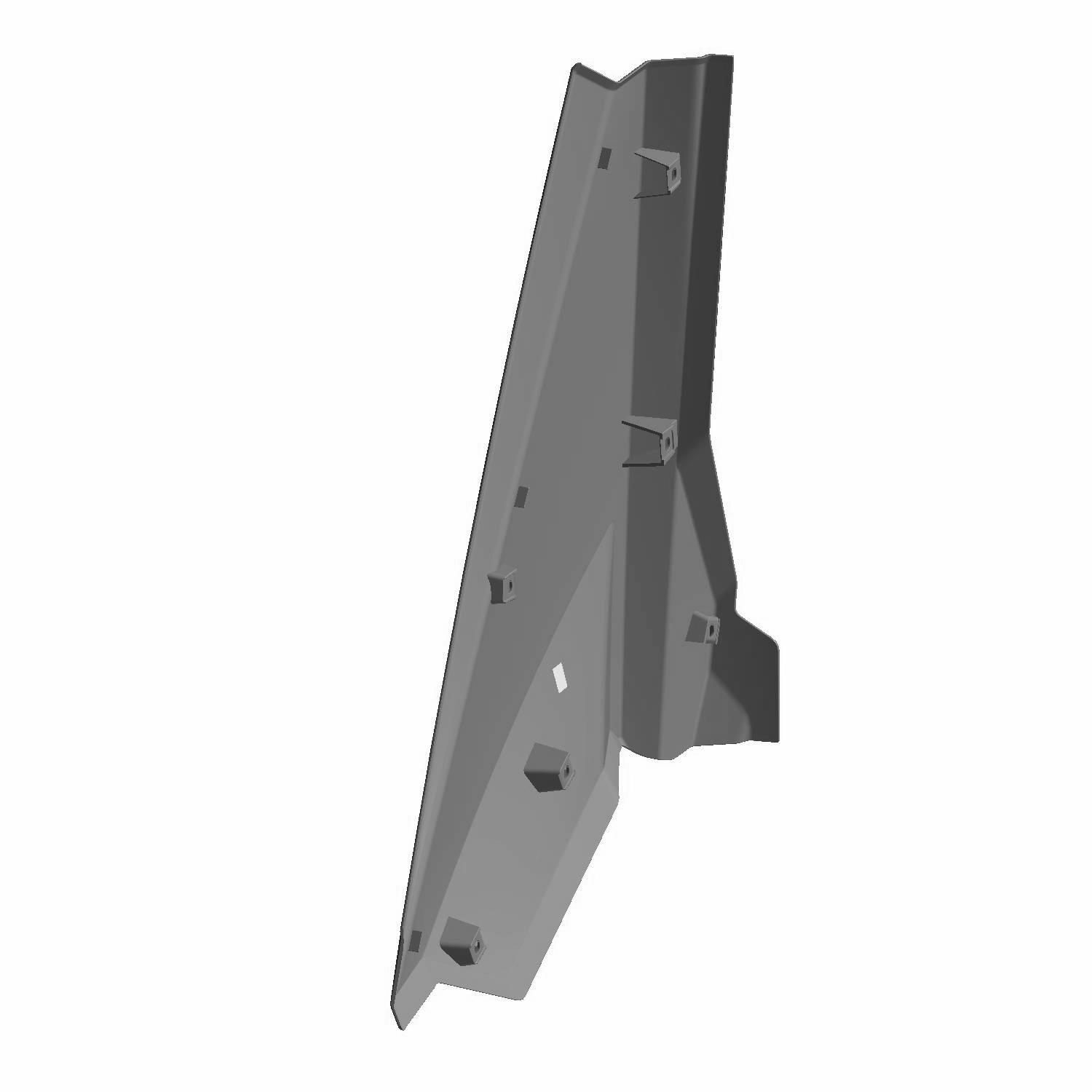 PANEL-DOOR REAR UPR LH BLK MP
