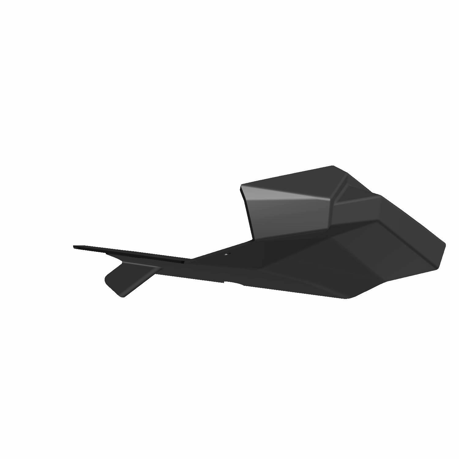 FENDER-REAR FLAIR LH BLK