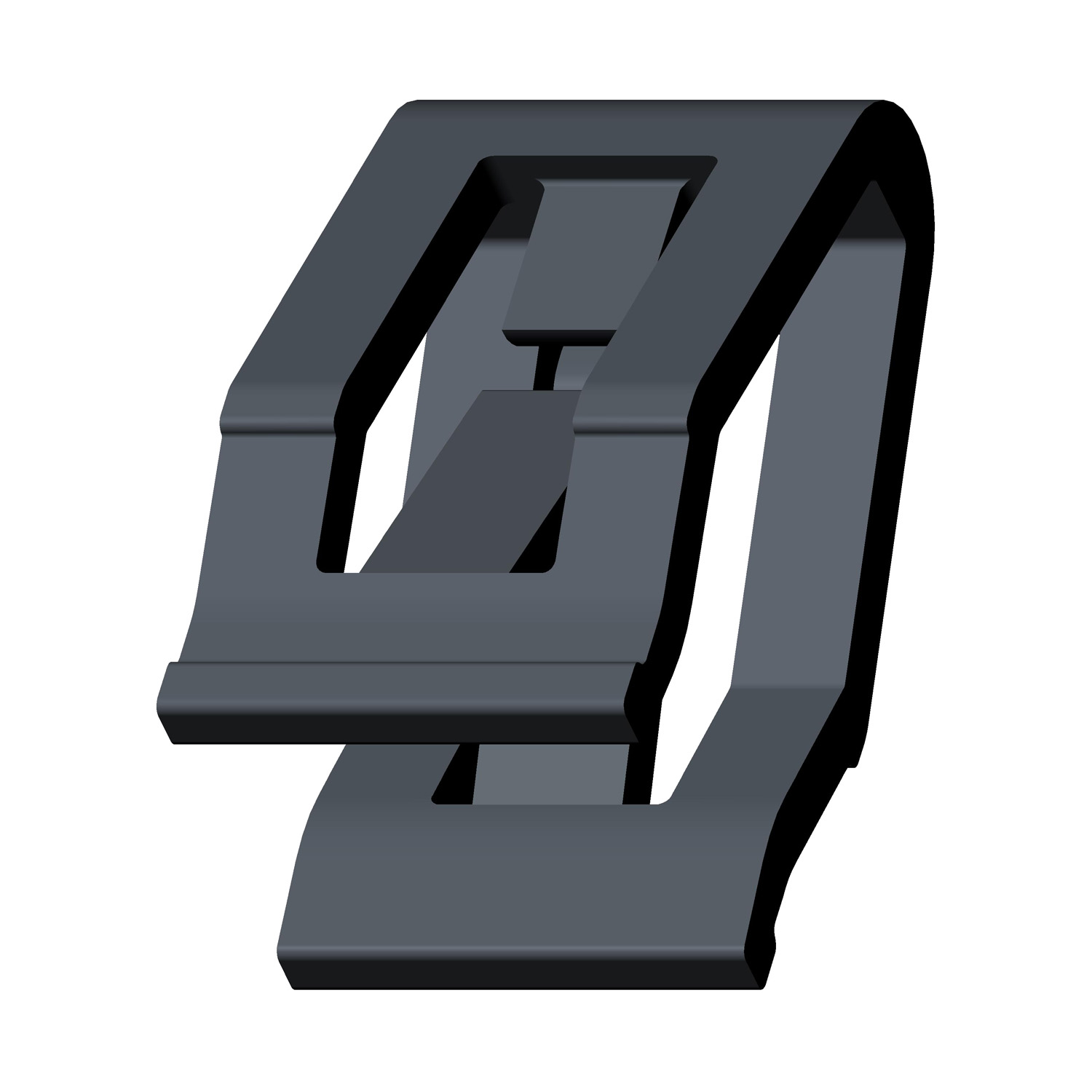 CLIP-TRIM PLASTIC WHITE