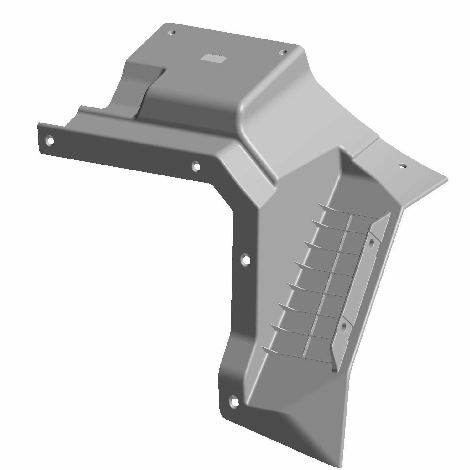 PANEL-FOOTREST DRIVE ROUTER BK