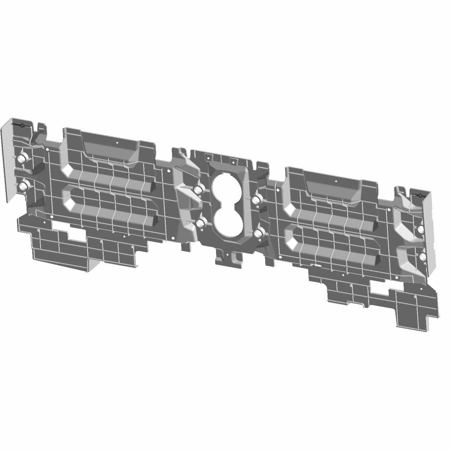 PANEL-UNDERSEAT RR ROUTER BLK