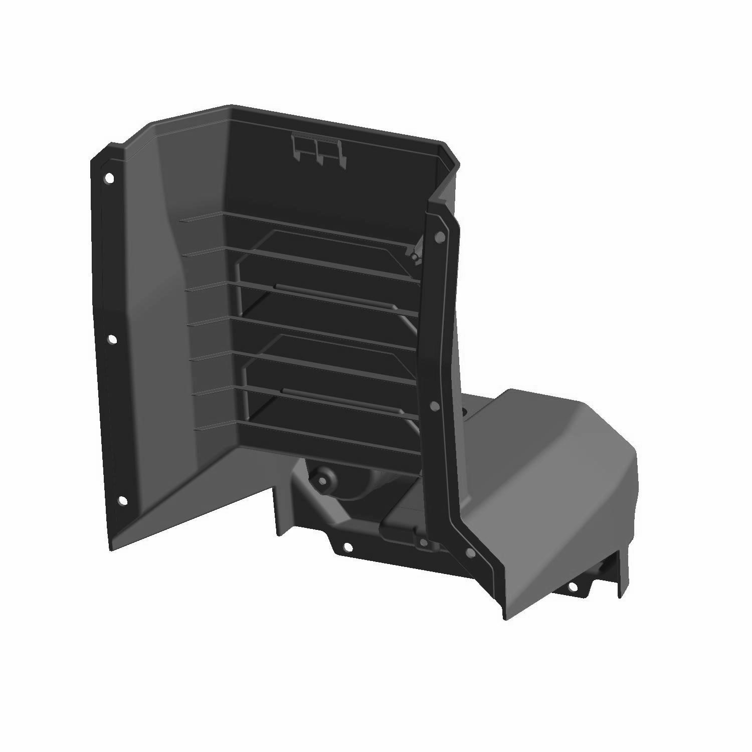 COVER-TUNNEL FLOOR REAR BLK