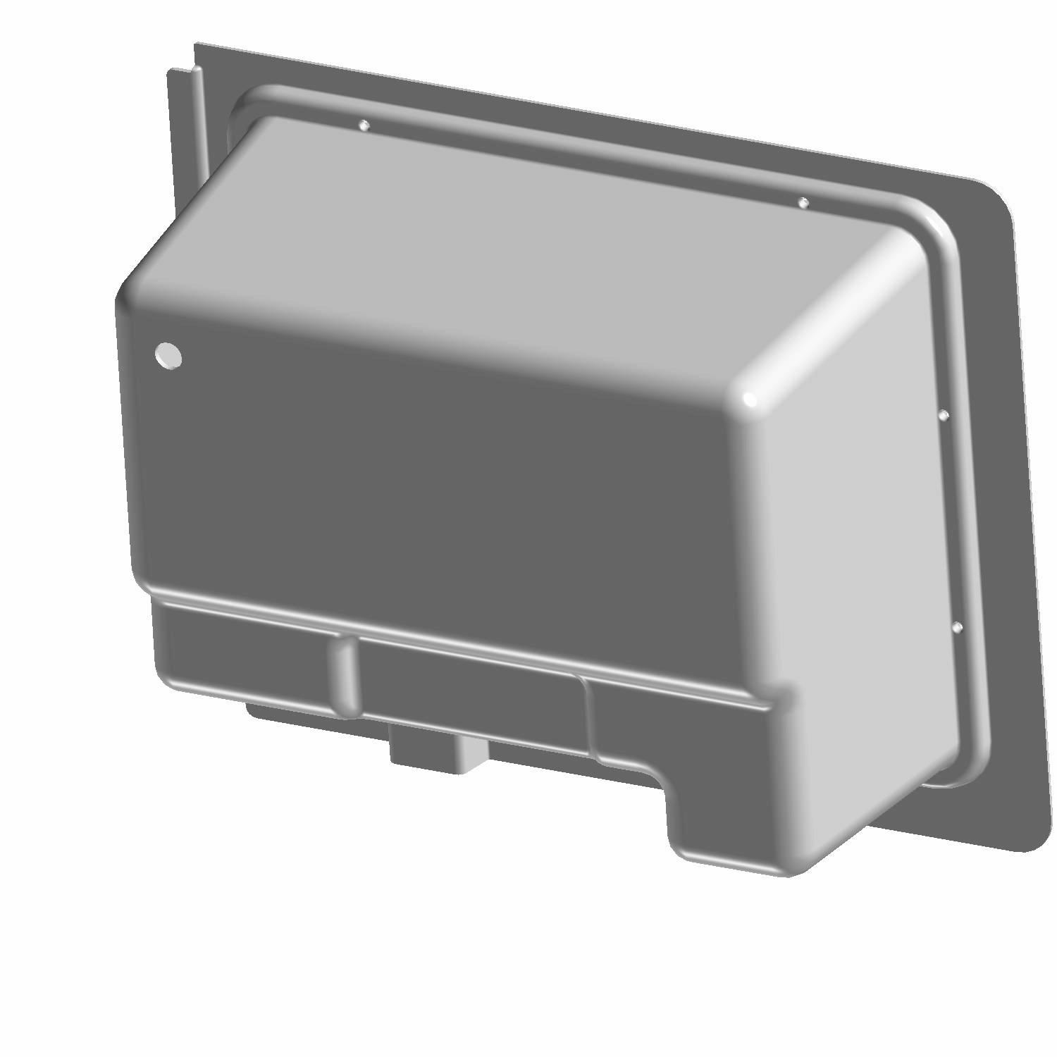 BIN-STORAGE LH BLK STANDOFFS