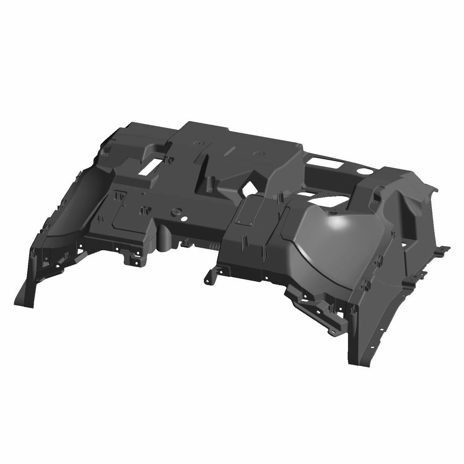 PANEL-CLOSEOFF FRONT HVAC BLK