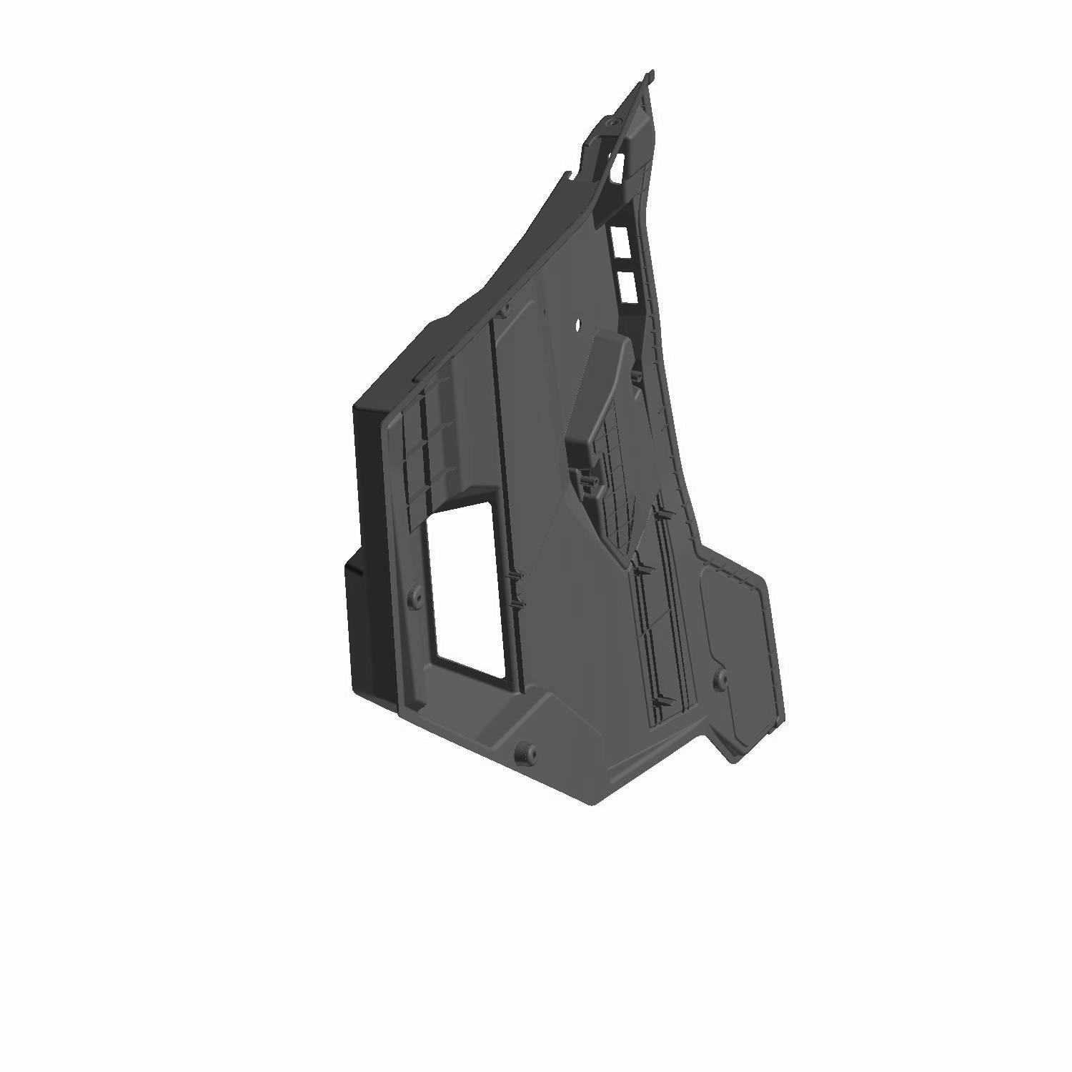 PANEL-DOOR HALF INT POW LH BLK