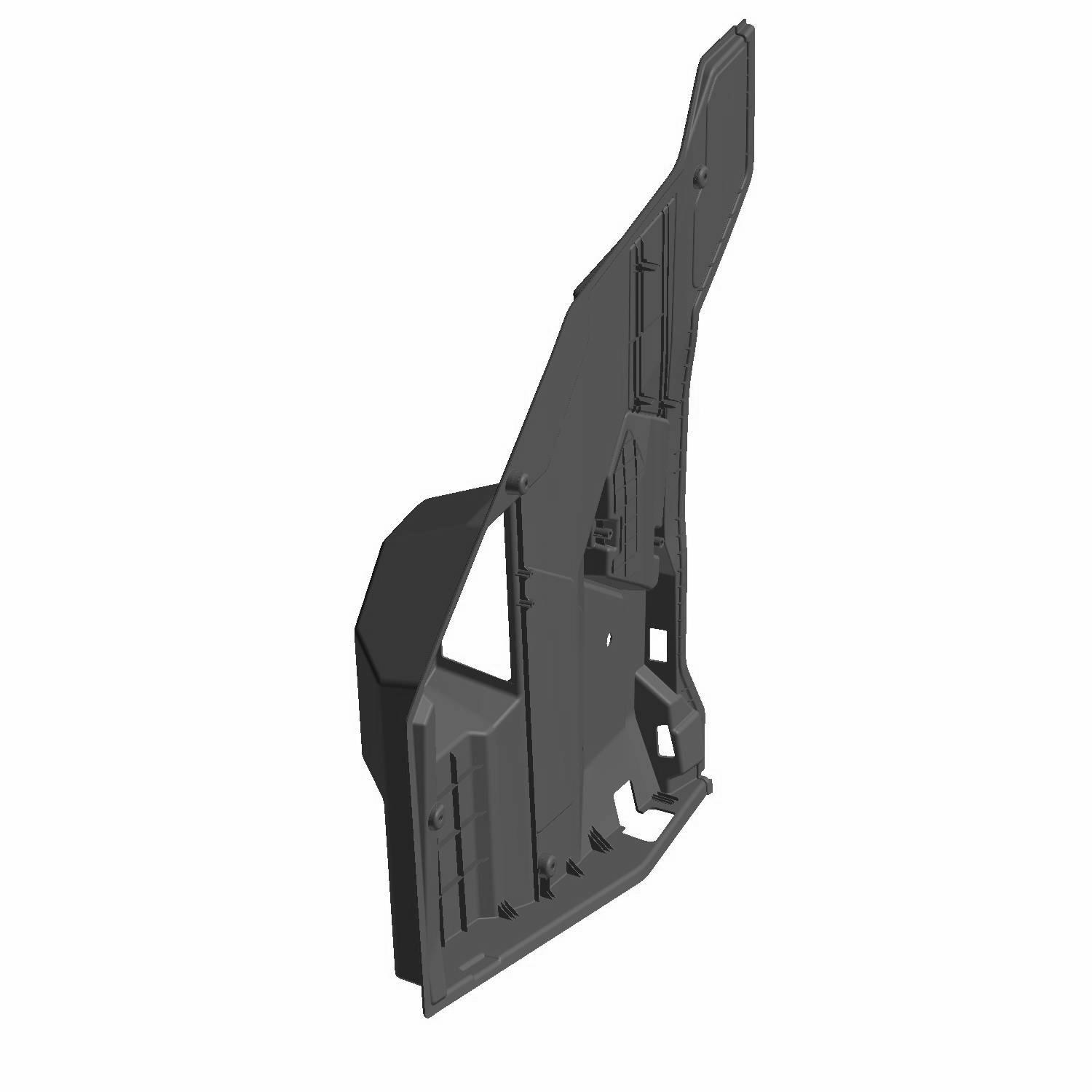 PANEL-DOOR HALF INT POW RH BLK