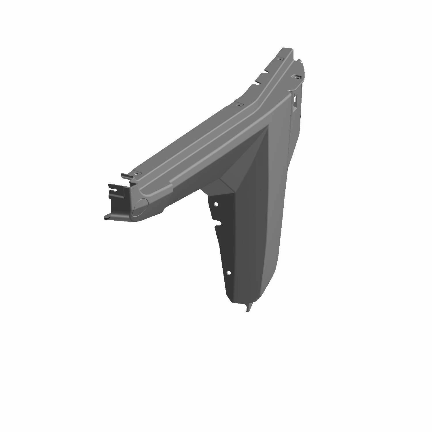 FENDER-FLARE FRONT RH BLK