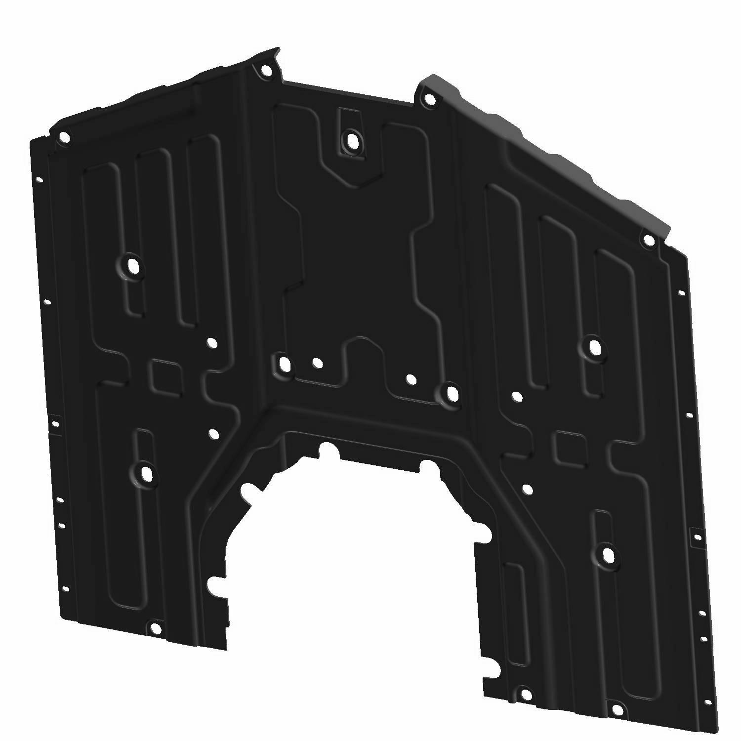 PLATE-SKID FRONT BLK