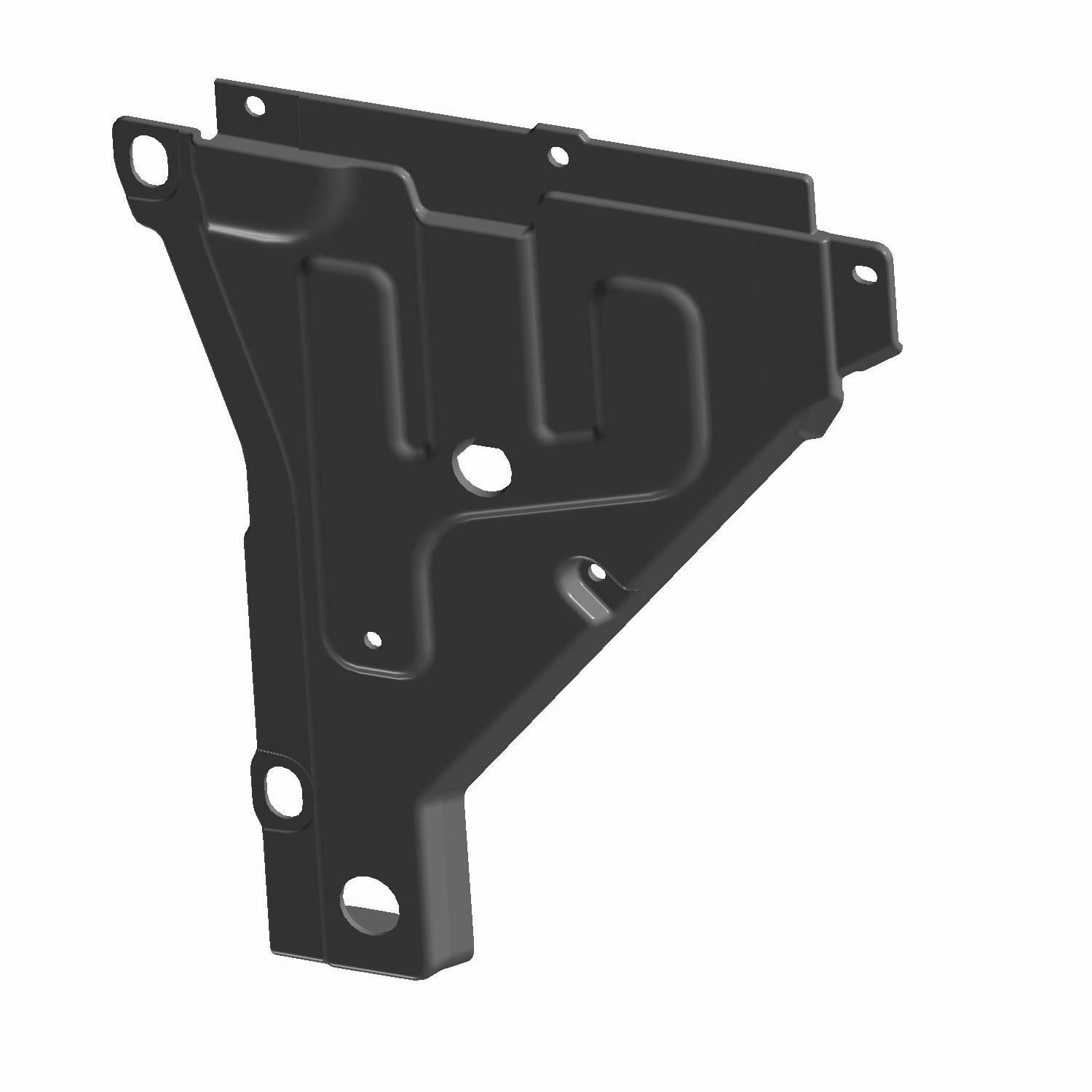 PLATE-SKID REAR LH BLK
