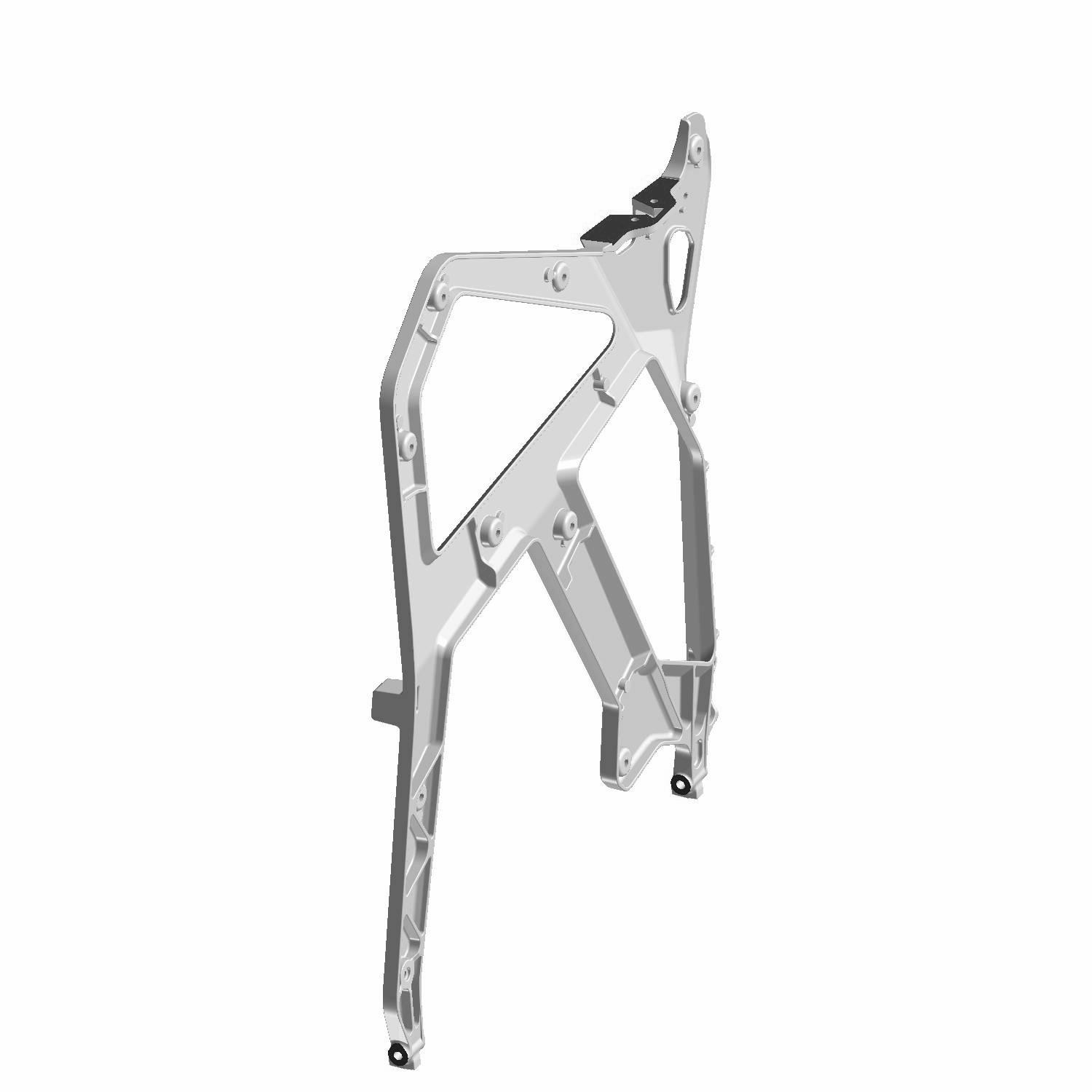 CASTING-DOOR FRAME REAR LH.BLK