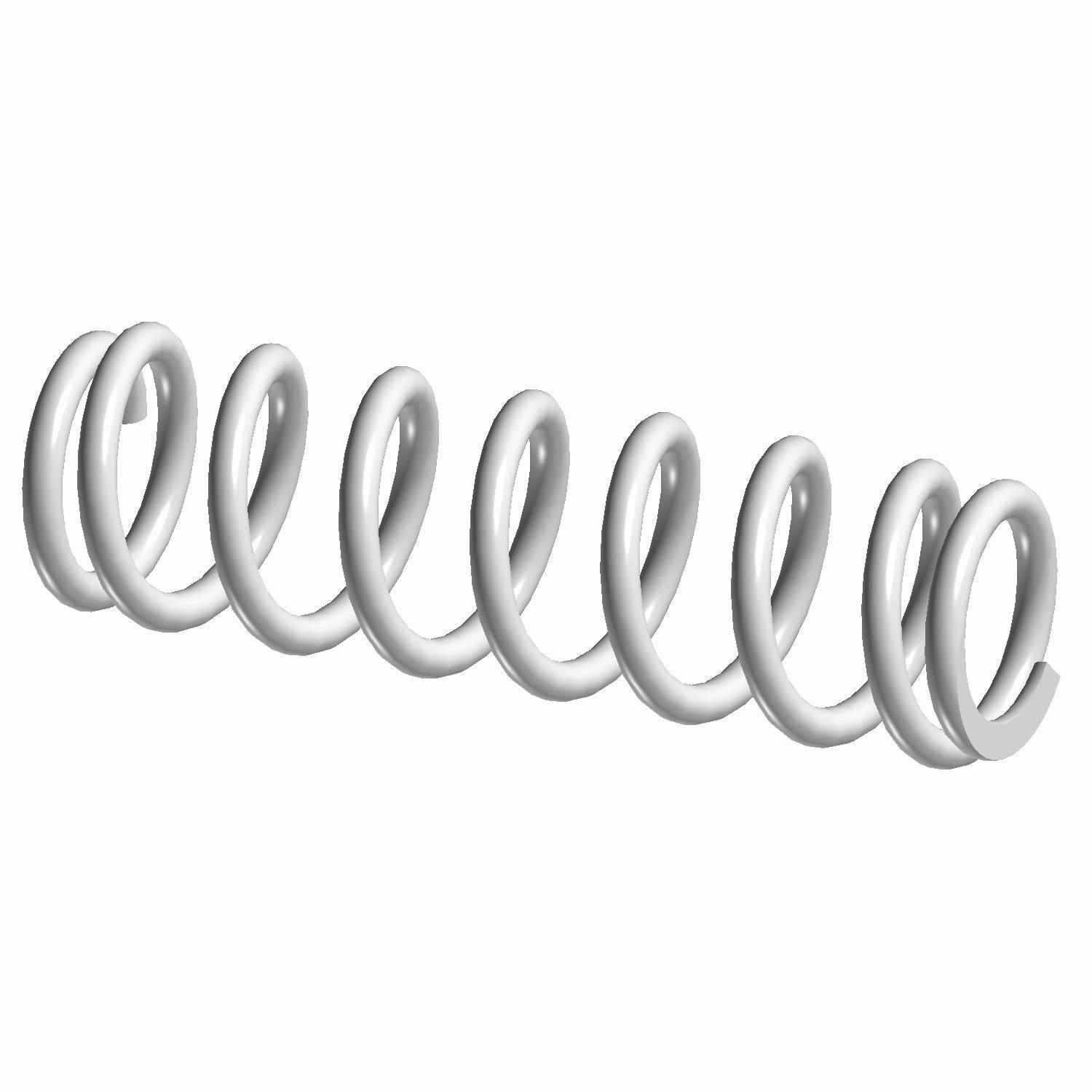 SPRING-REAR MUDDER WHITE