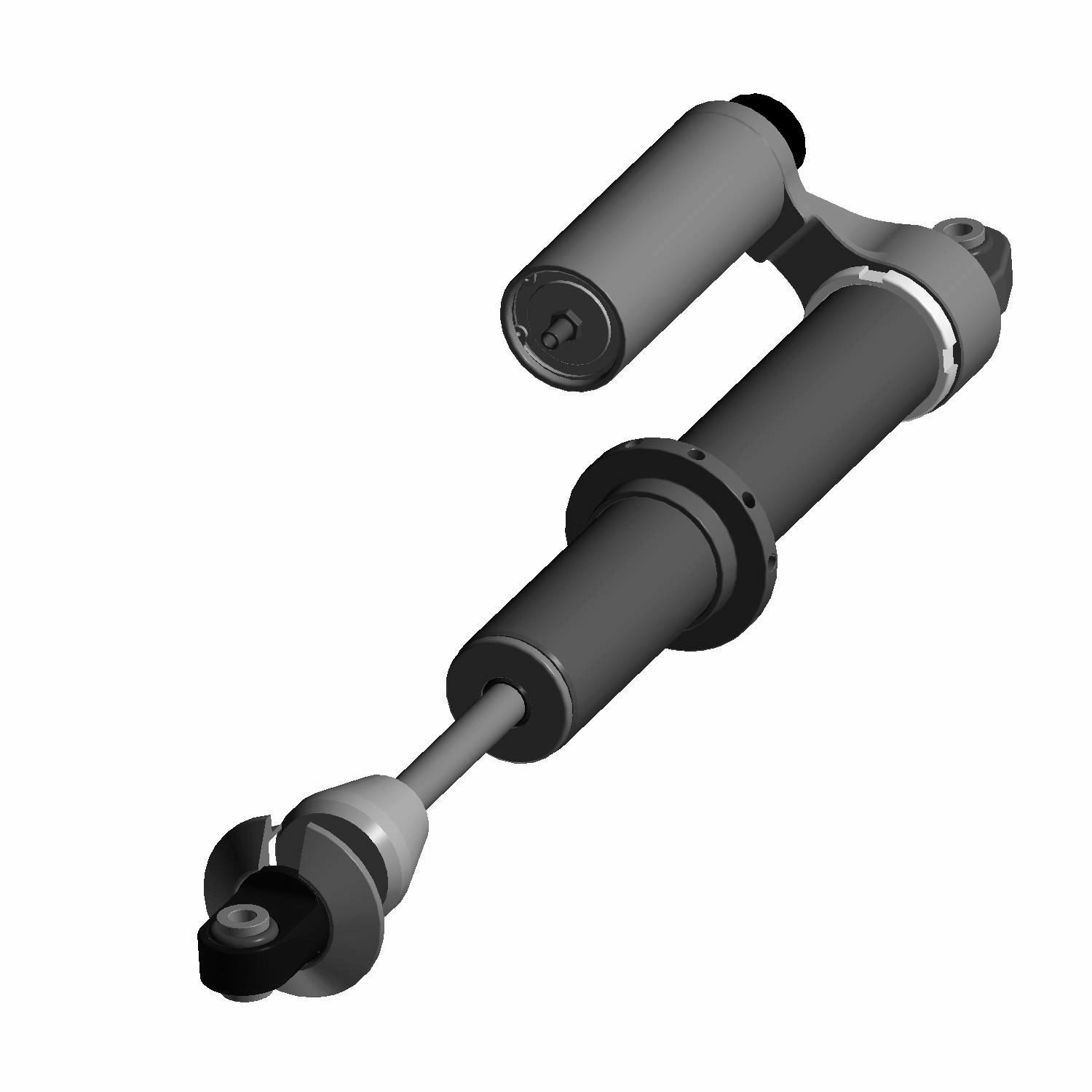 SHOCK-FRONT 2 RESVR PIGGYBK LH