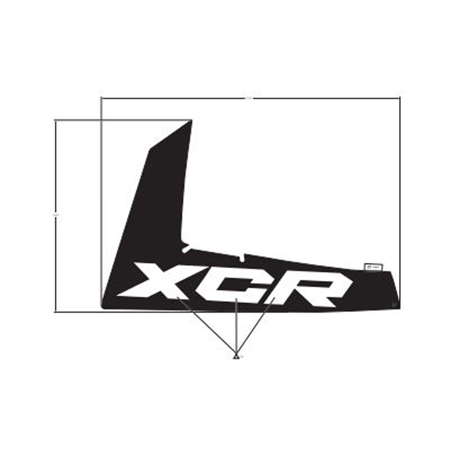 DECAL-SIDE PANEL XCR RH