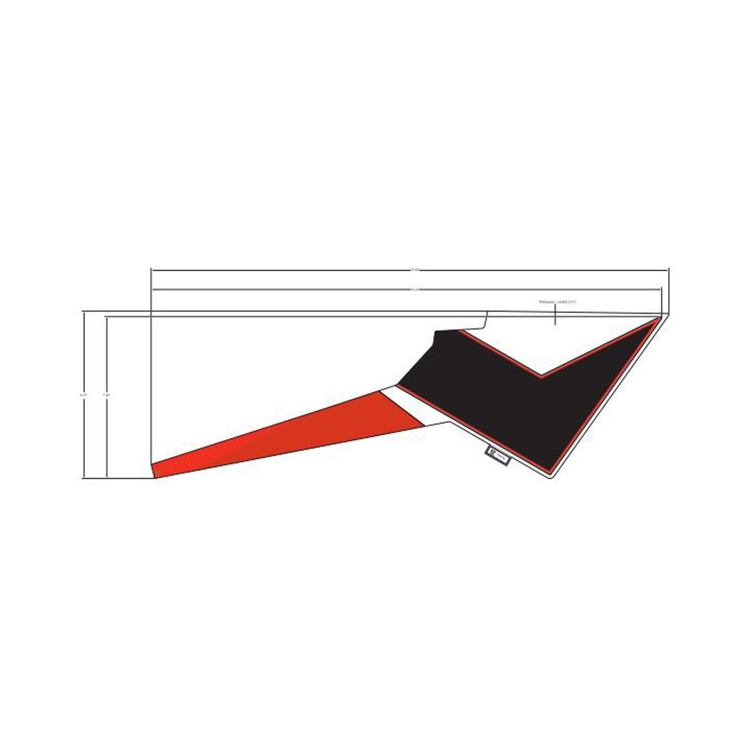 DECAL-RR.FNDR BTM LH