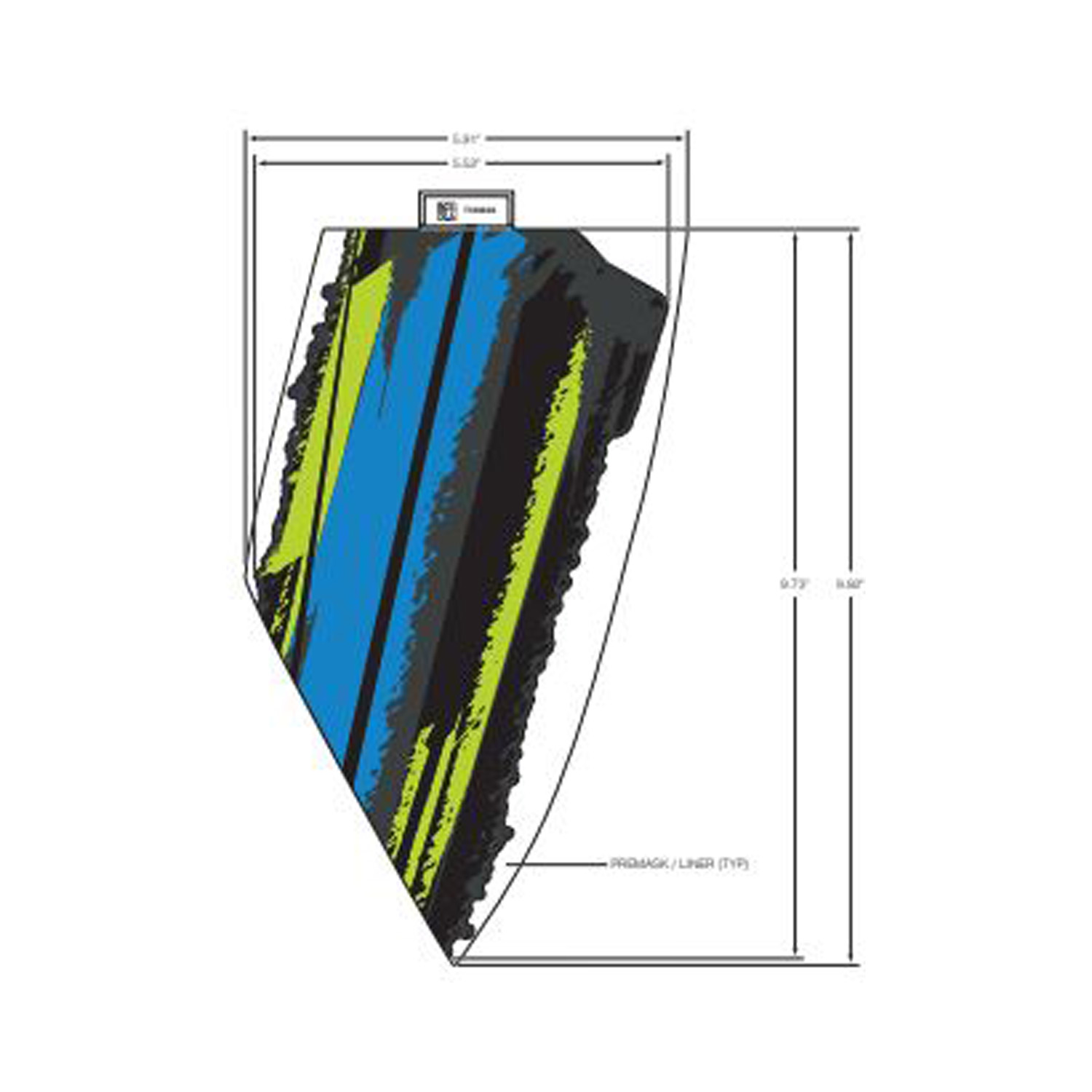 DECAL-FR.FNDR BLUE RH