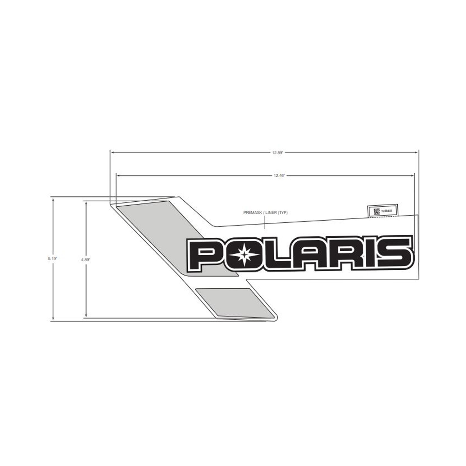DECAL-SIDE PANEL POLARIS LH