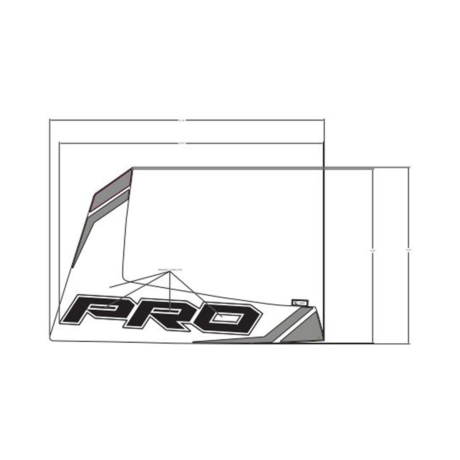 DECAL-SIDE PANEL PRO RH