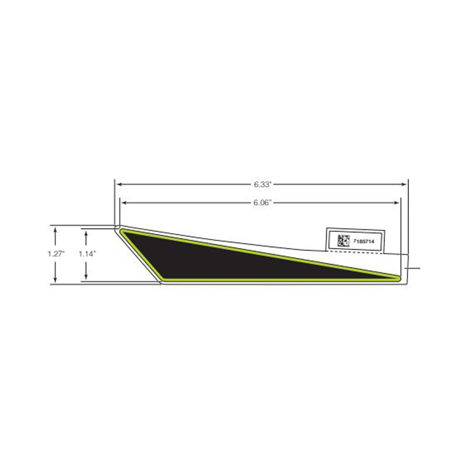 DECAL-SIDE PANEL FRONT UPPR RH