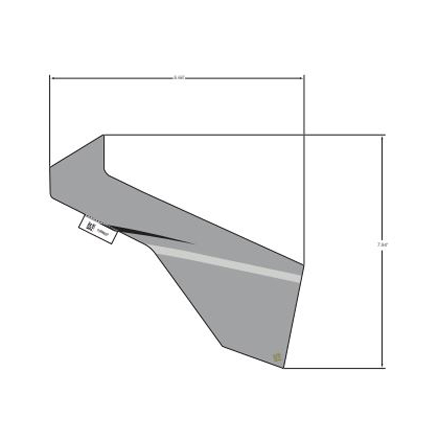 DECAL-FR.FNDR SIDE BTM EPS RH