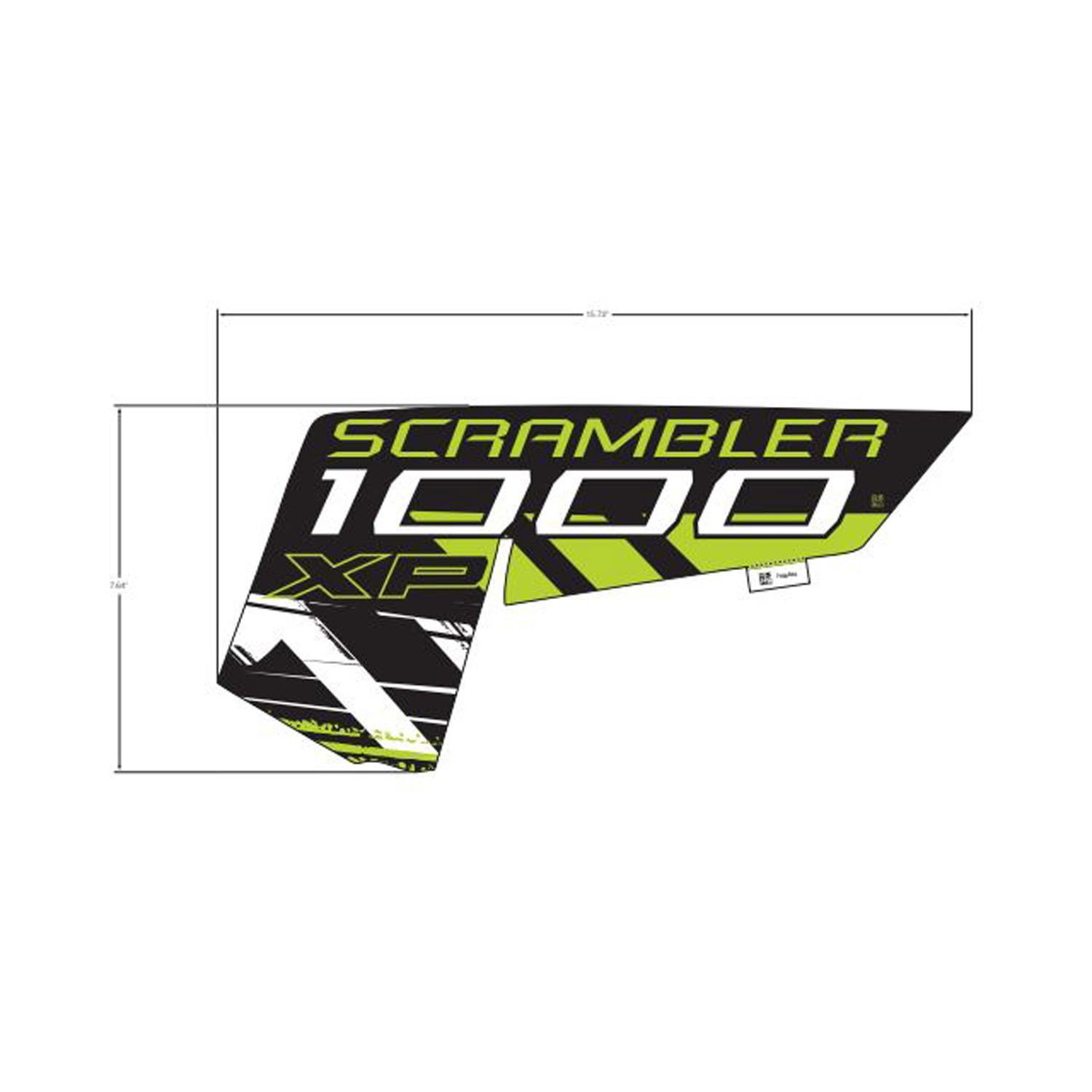 DECAL-SIDE 1000XP LH