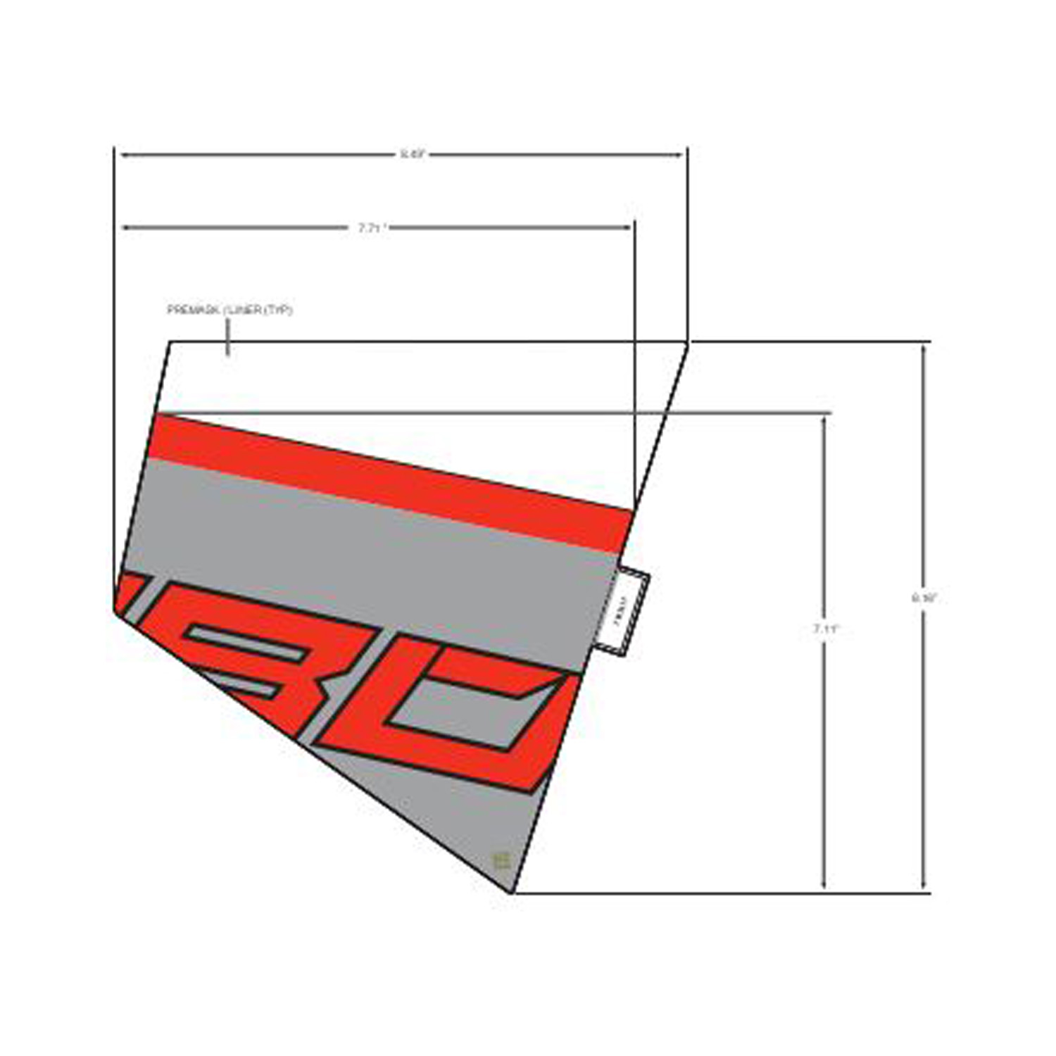 DECAL-FR.FNDR MID RH