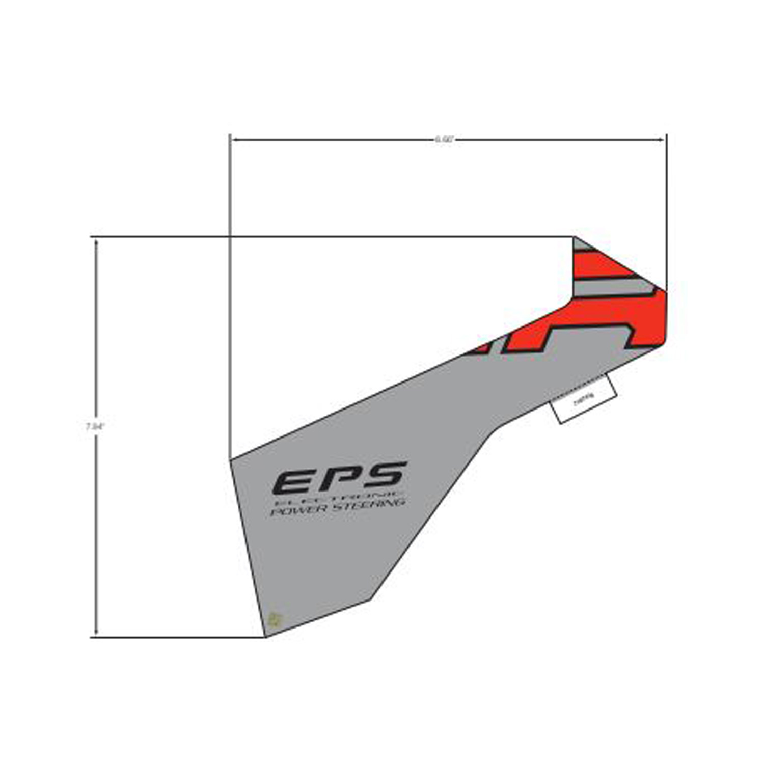 DECAL-FR.FNDR BTM LH