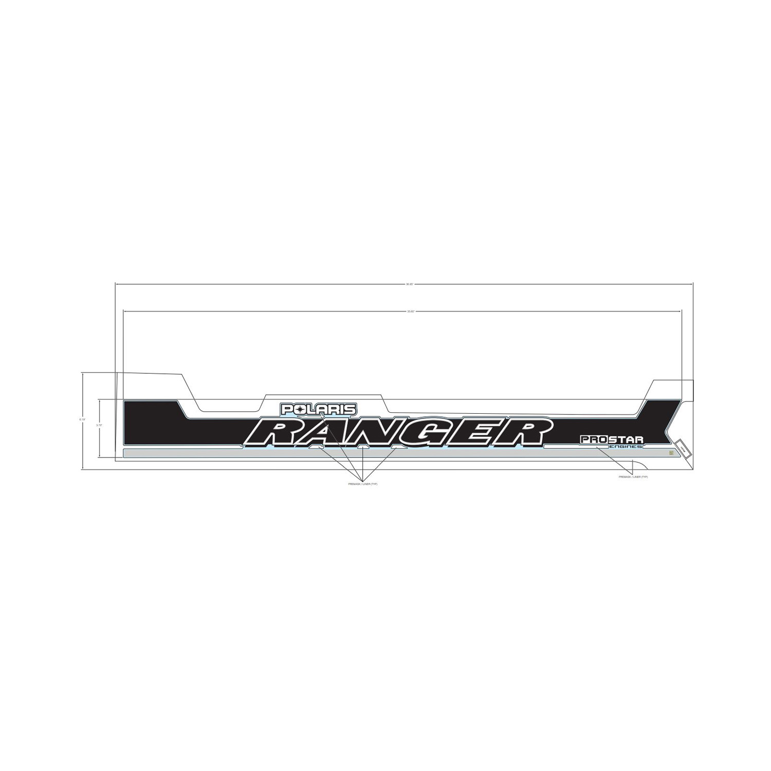 DECAL-BOX SIDE RGR LH