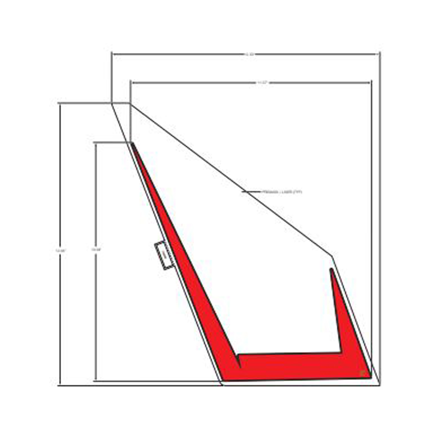DECAL-RR.FNDR TOP RH