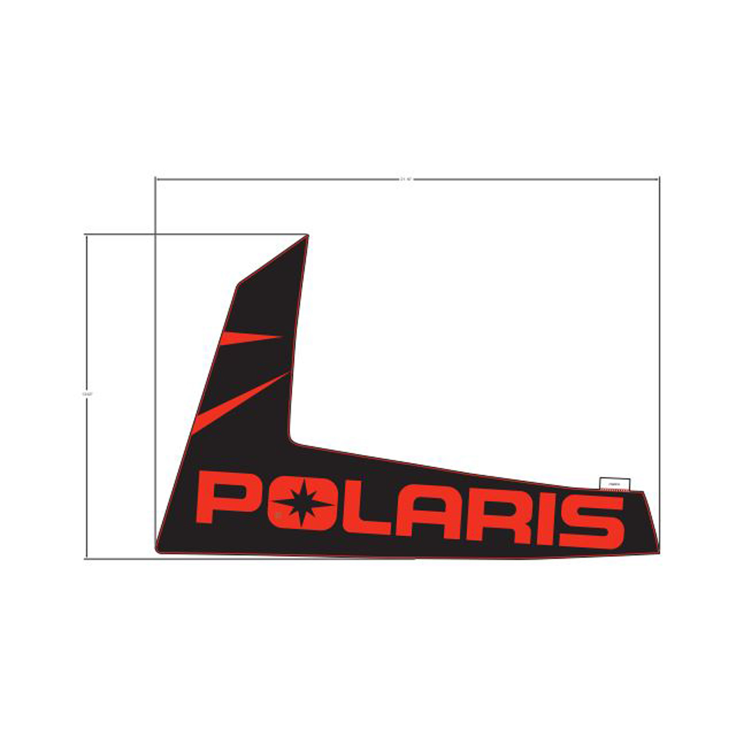 DECAL-SIDE PANEL POLARIS RH