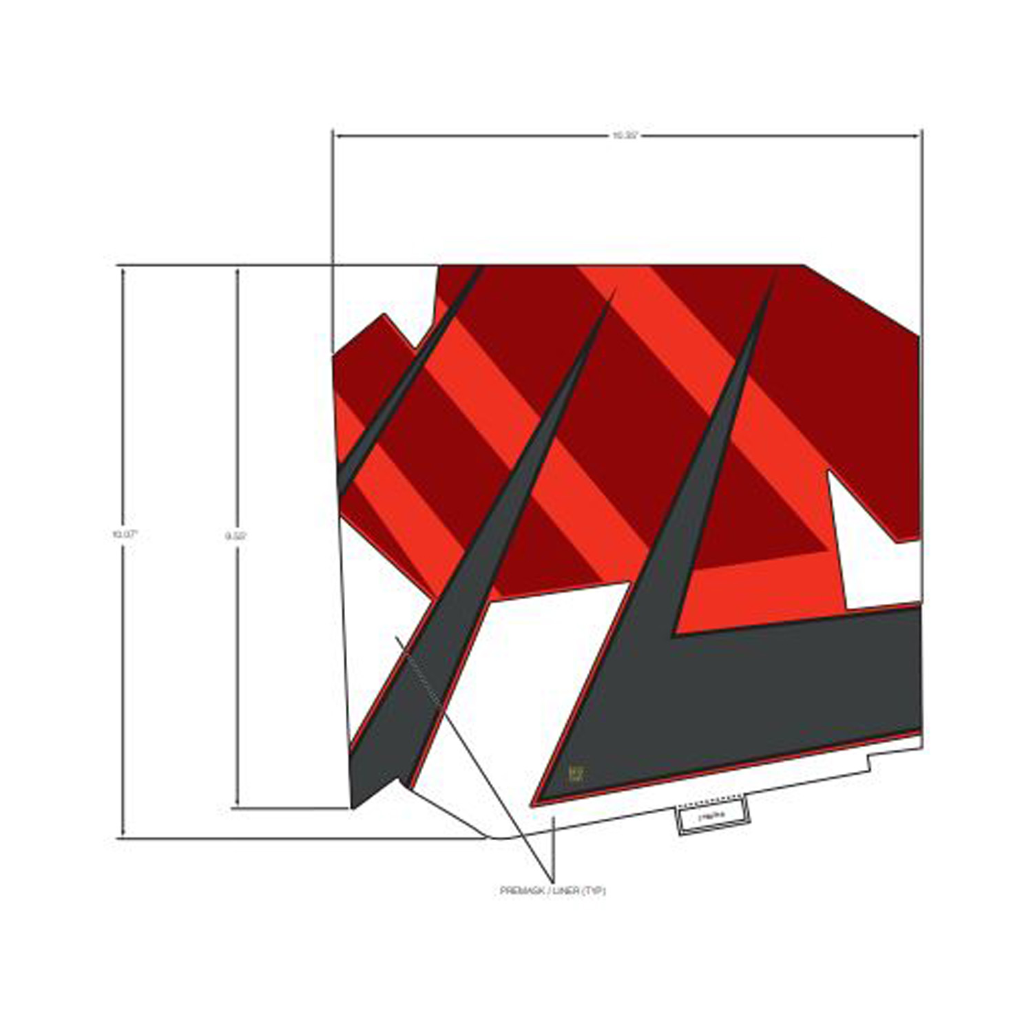 DECAL-SD PANEL LOWER MIDDLE RH