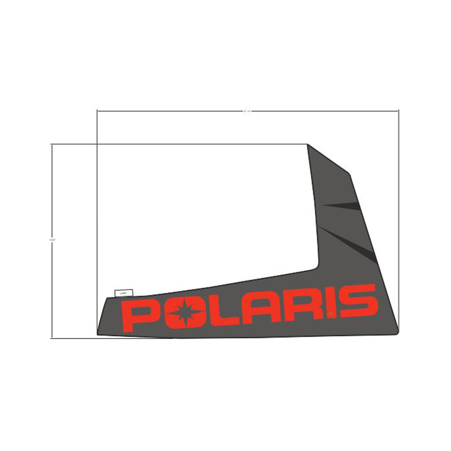 DECAL-SIDE PANEL POLARIS LH