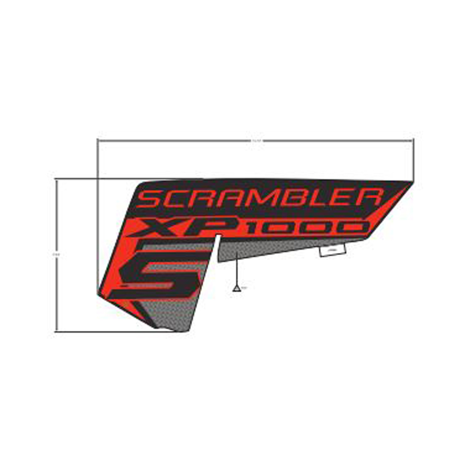 DECAL-SIDE XP1000S LH