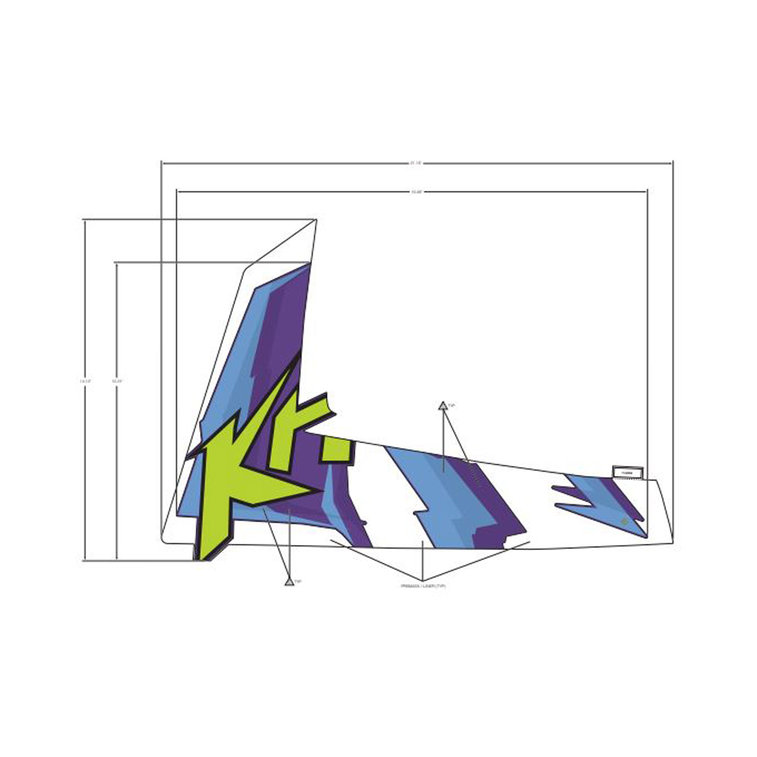 DECAL-SIDE PANEL KH RH