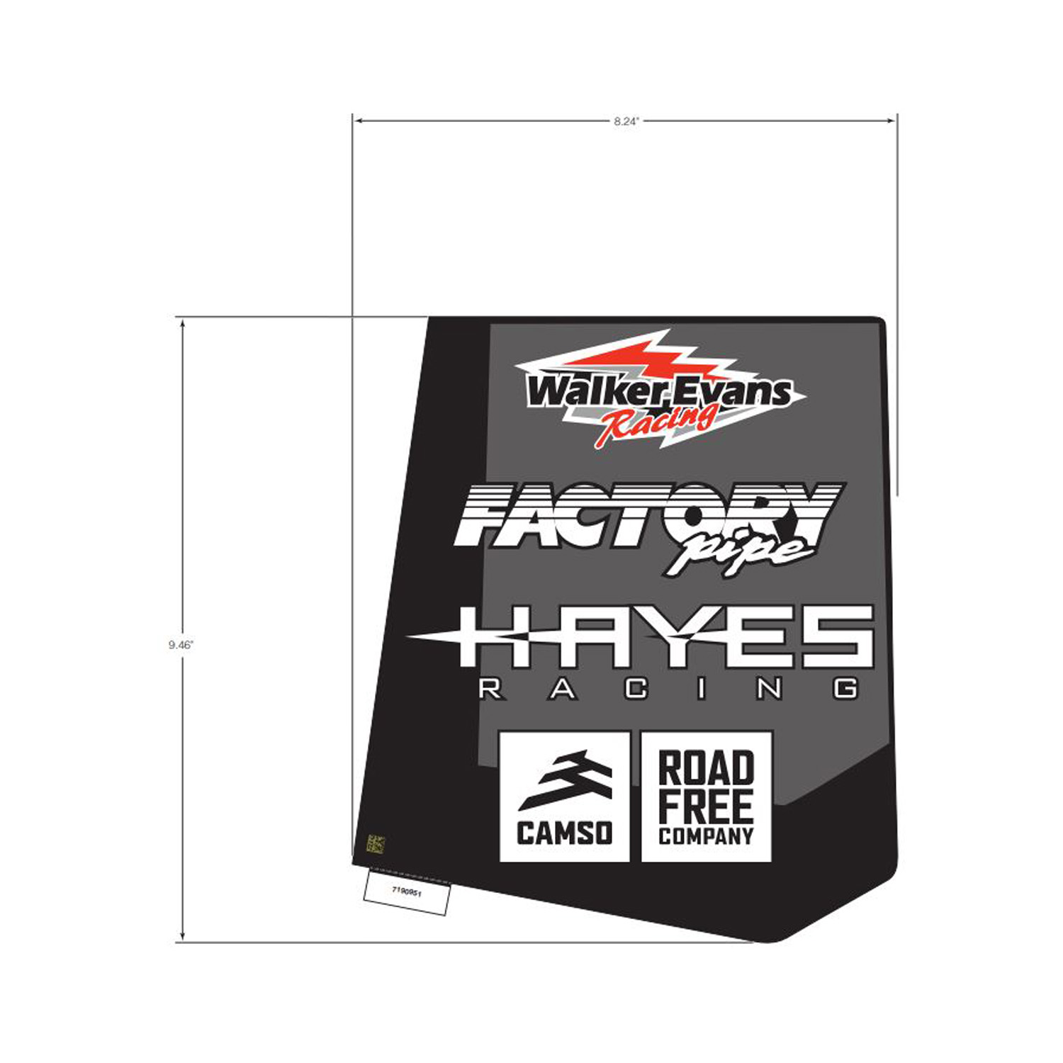 DECAL-SD PNL SPONSORSHIP LH