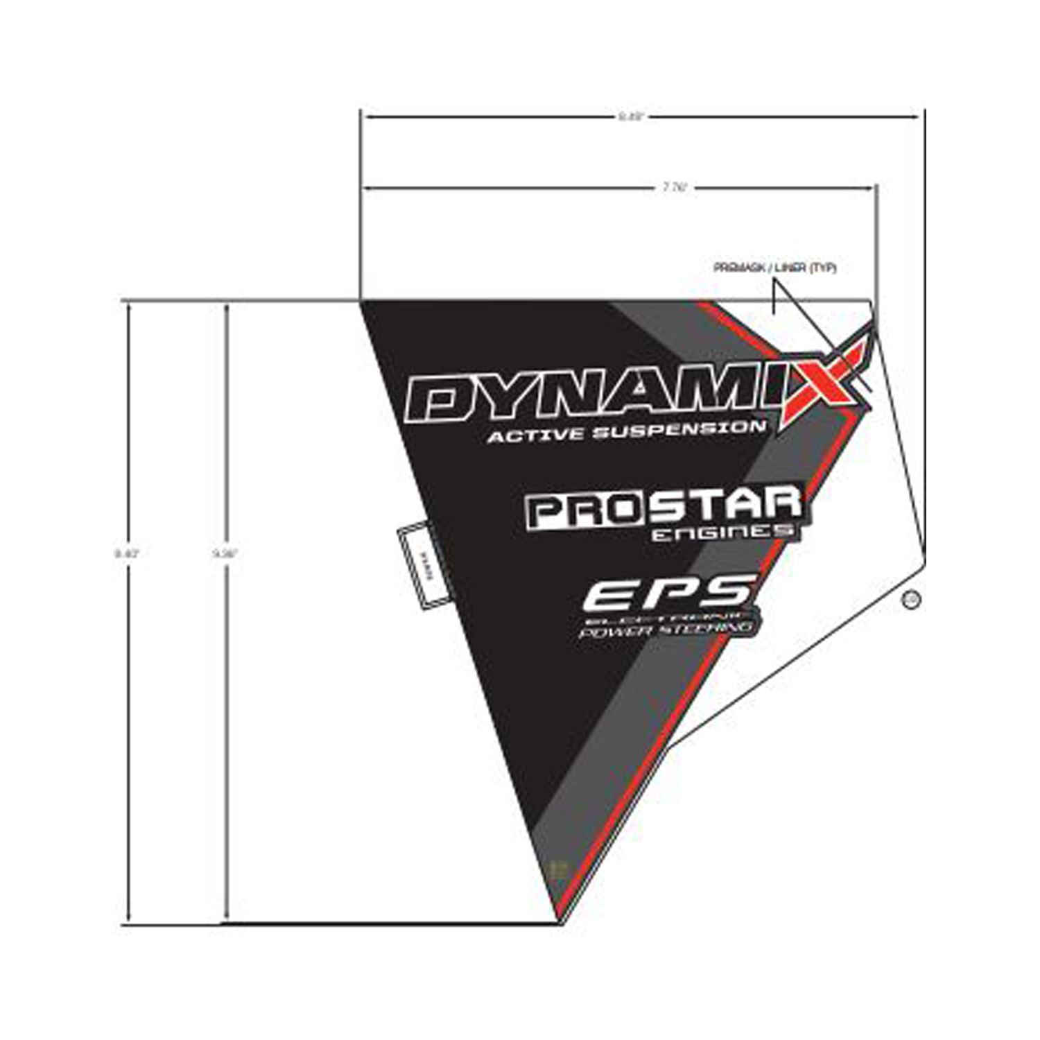 DECAL-FR.FNDR SIDE BTM LH