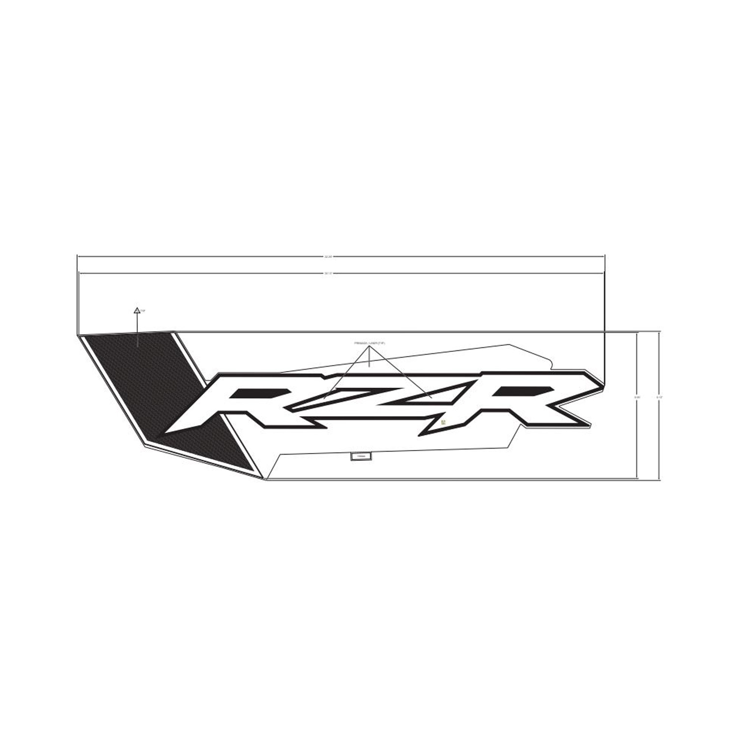 DECAL-DOOR UPR FR RZR RH