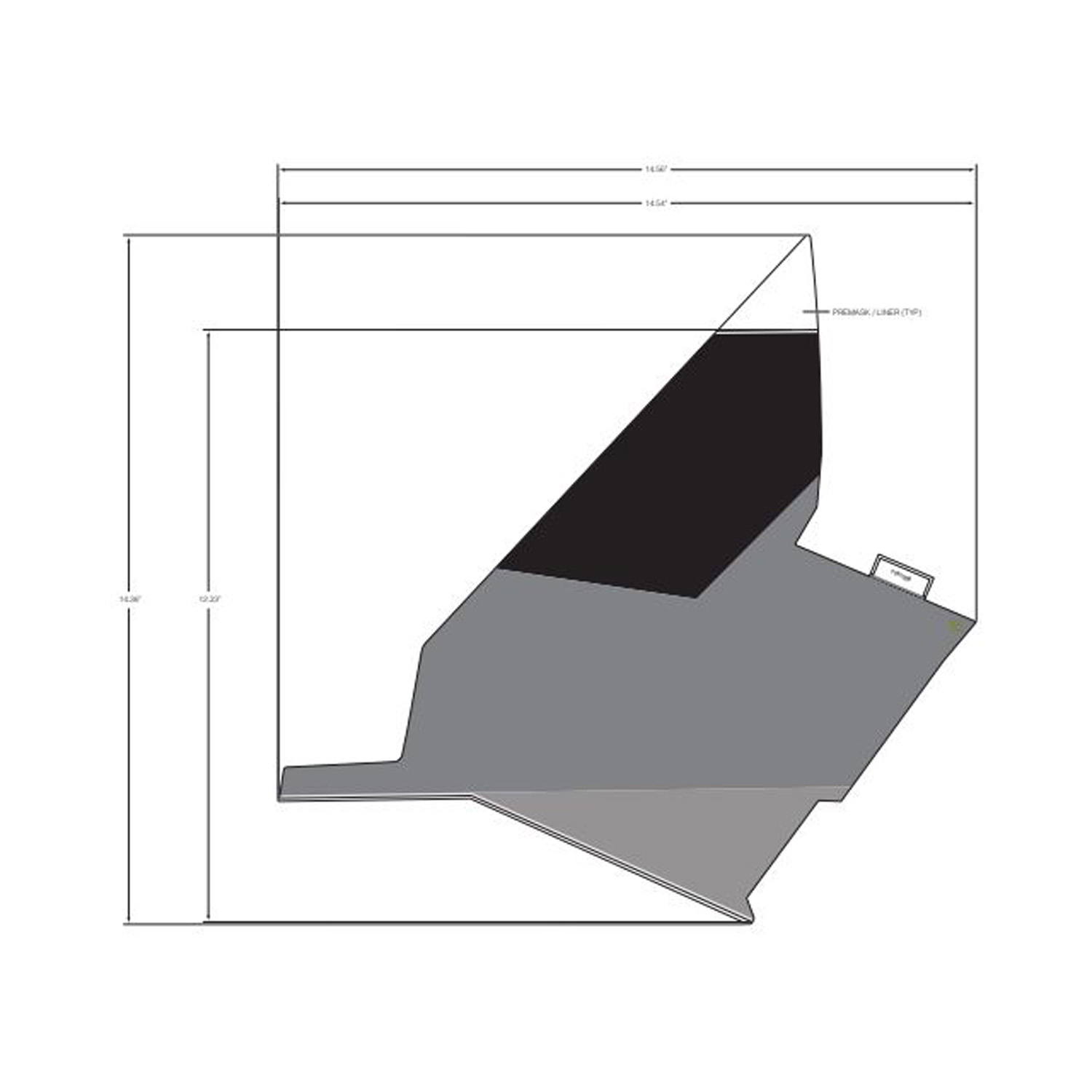DECAL-RR.FNDR SIDE TOP RH
