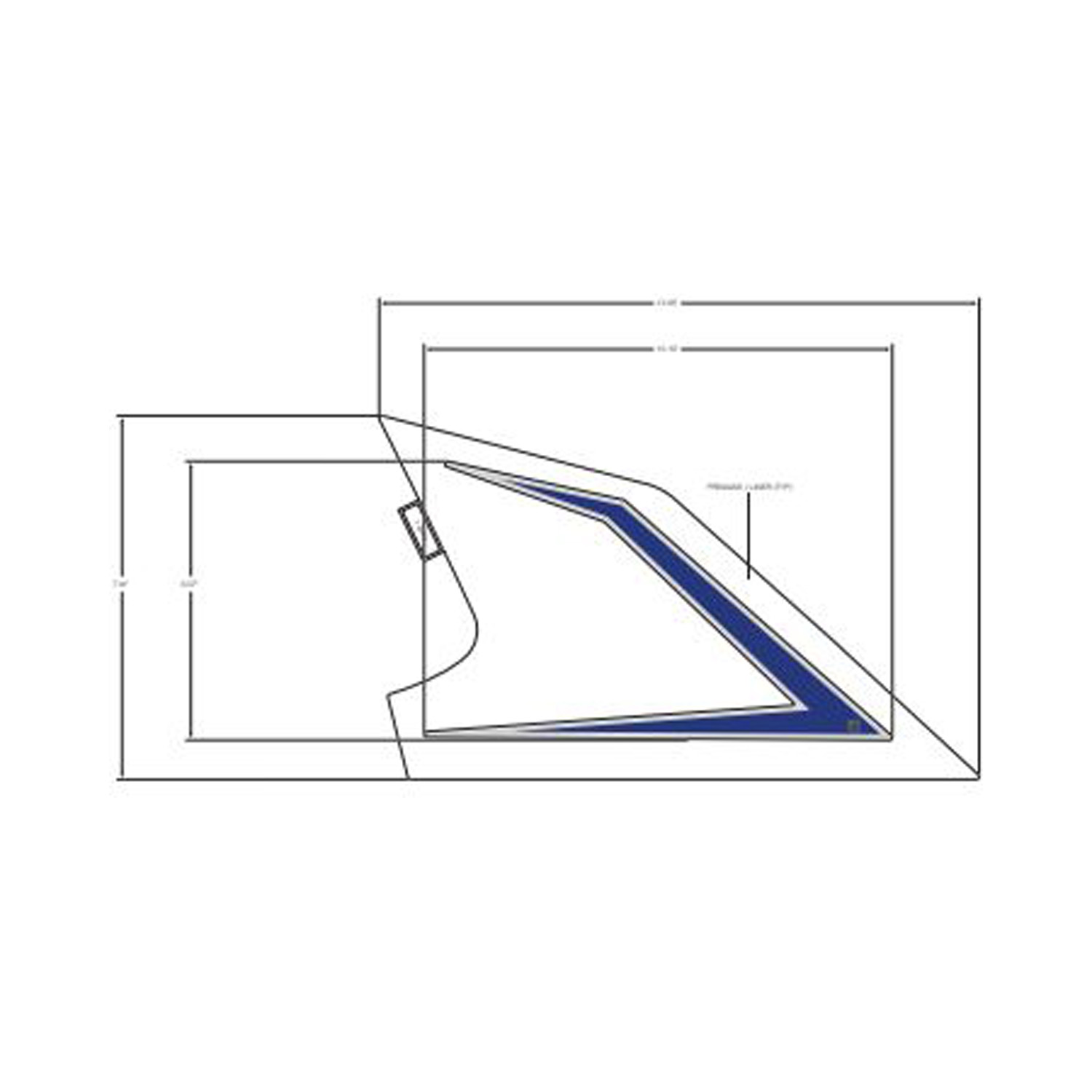 DECAL-RR.FNDR UPR LH