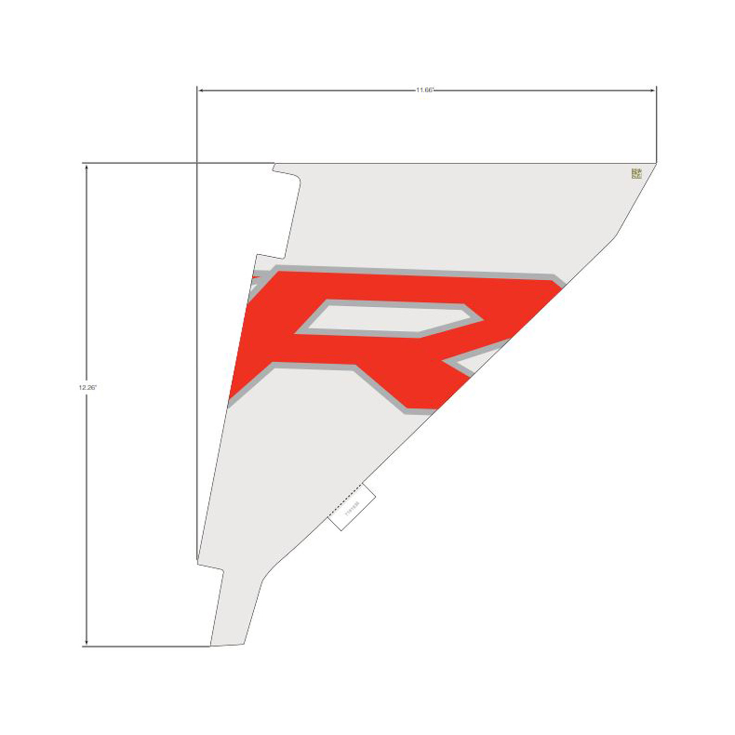 DECAL-COVER BOLSTER LH