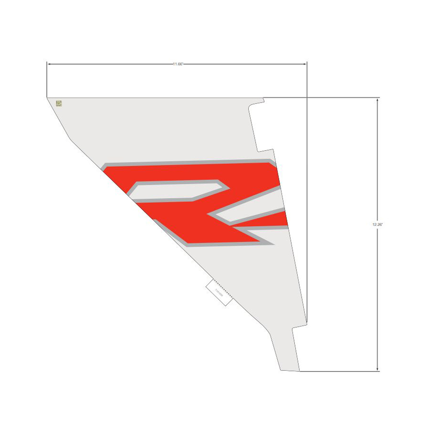 DECAL-COVER BOLSTER RH