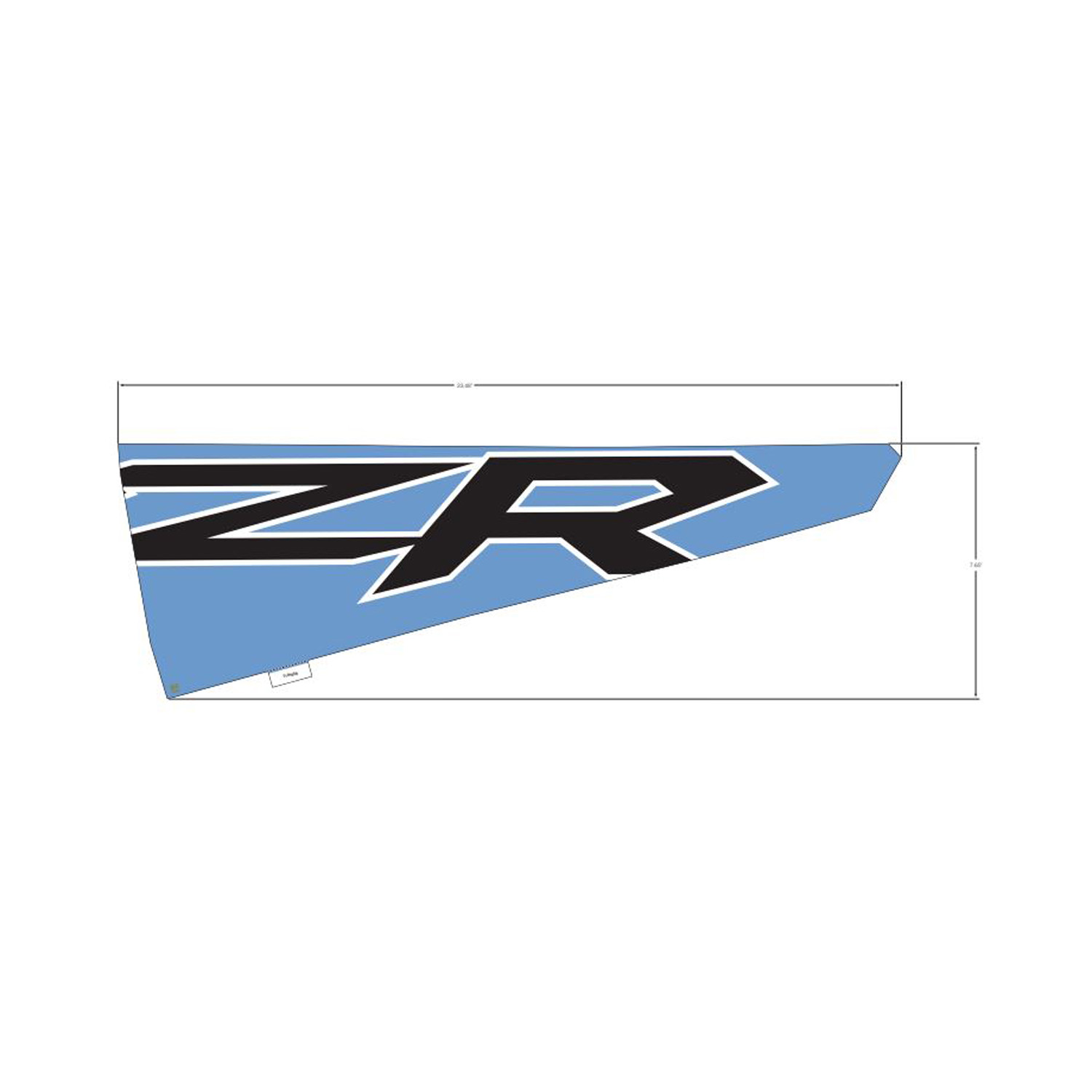 DECAL-DOOR UPR MID RH