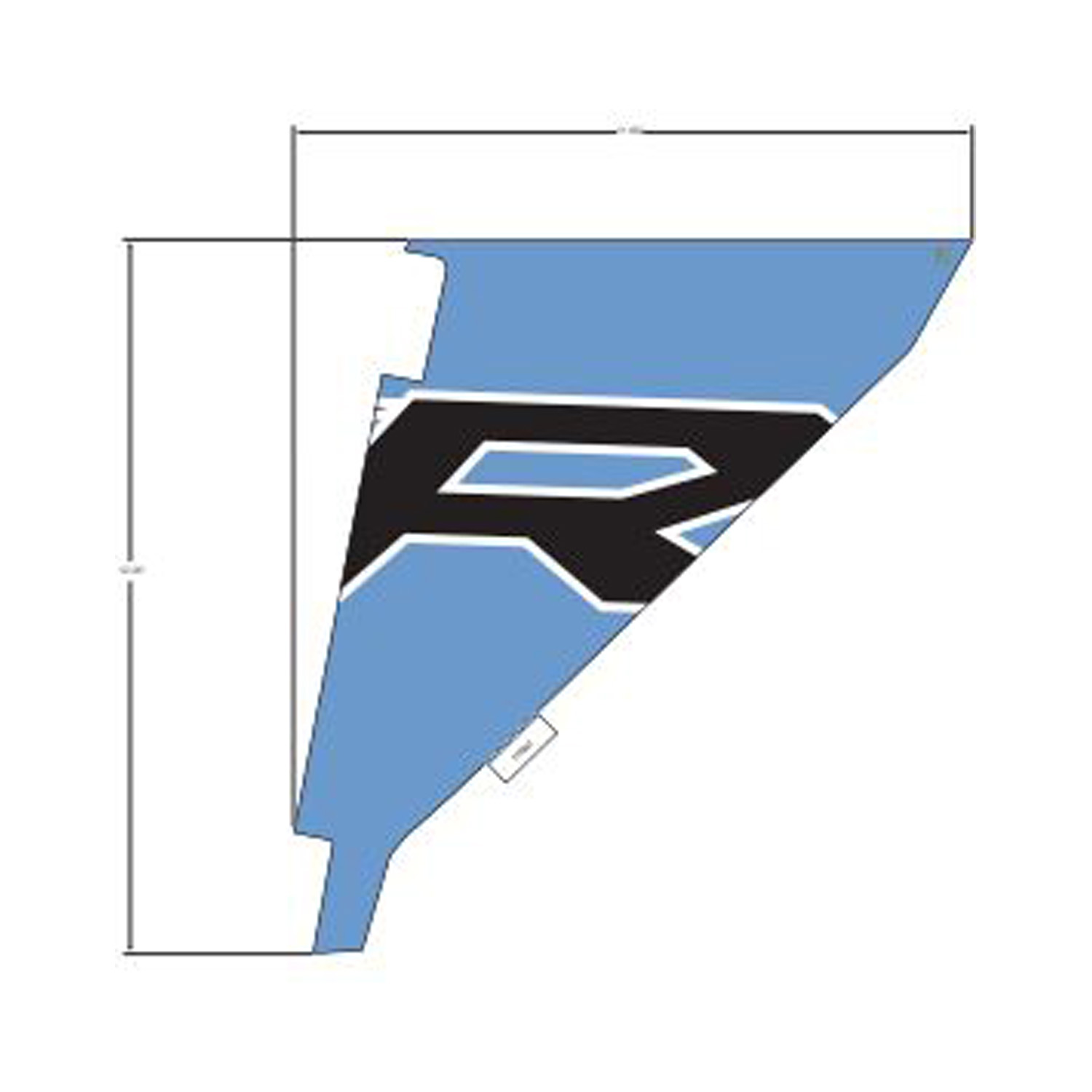 DECAL-COVER BOLSTER LH