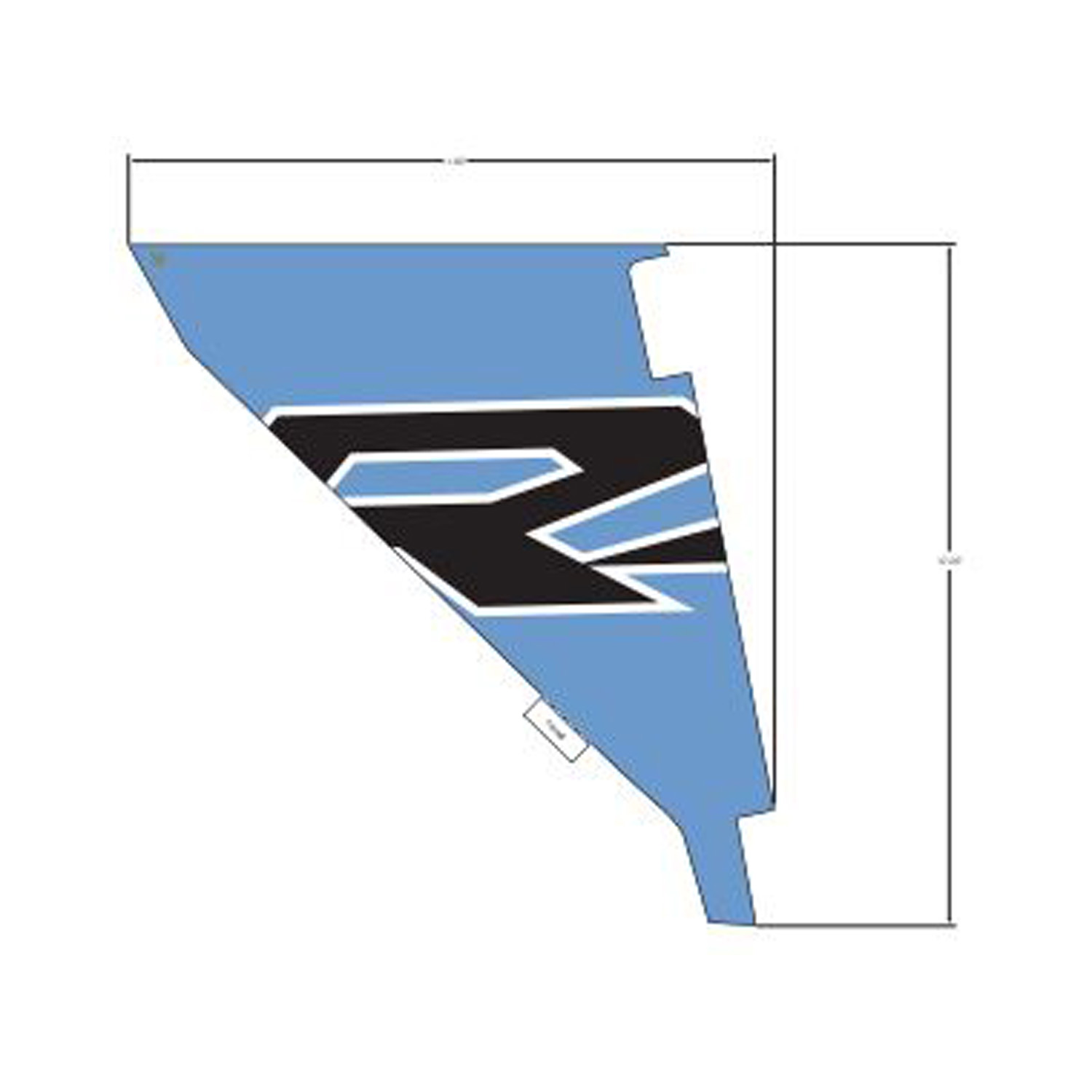 DECAL-COVER BOLSTER RH