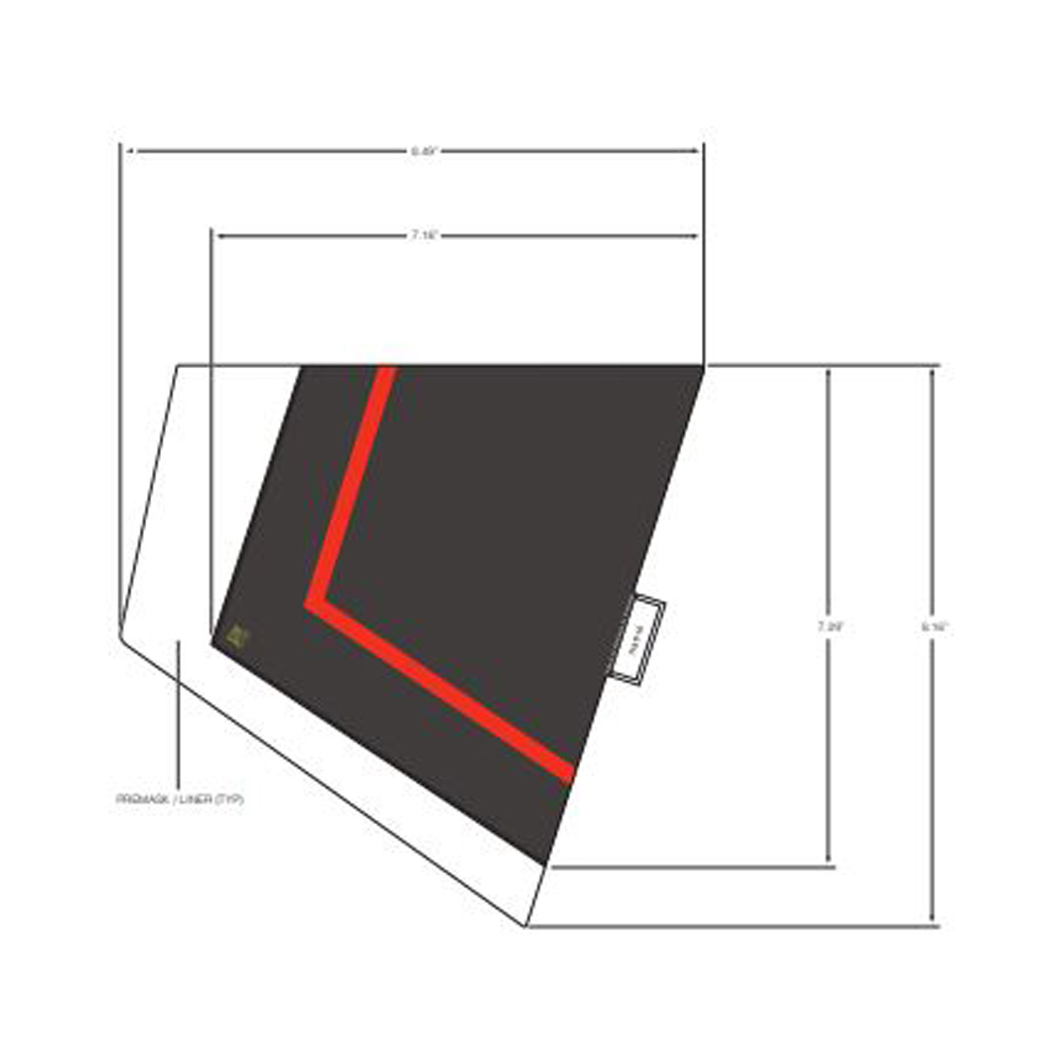 DECAL-FR.FNDR SIDE MID RH