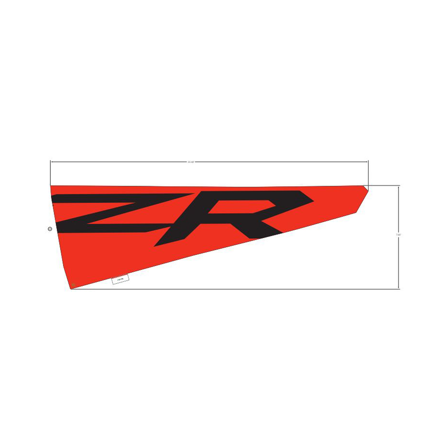 DECAL-DOOR UPR MID RH